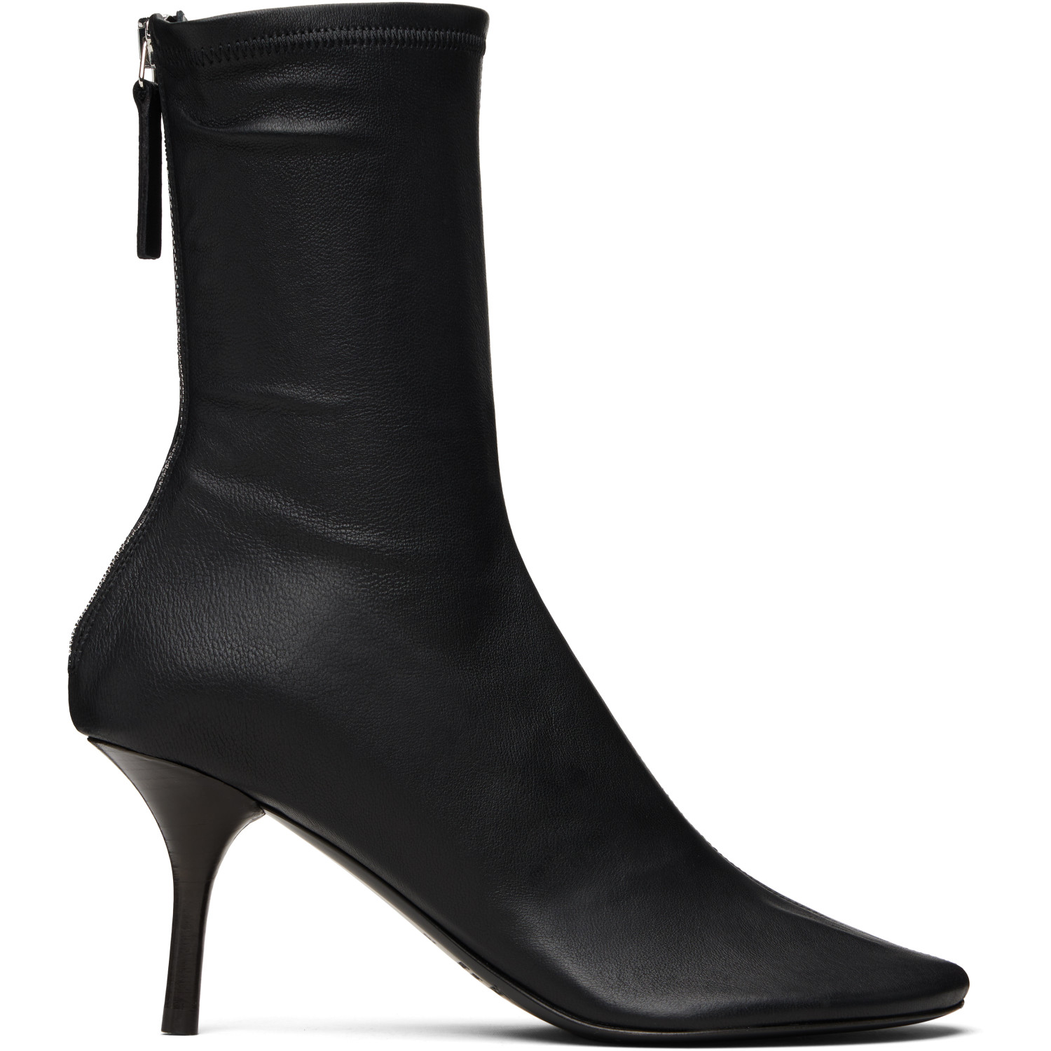 Acne Studios Black Leather Ankle Boots