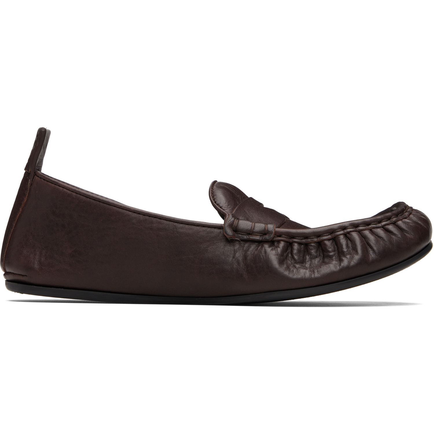 Acne Studios Brown Leather Loafers