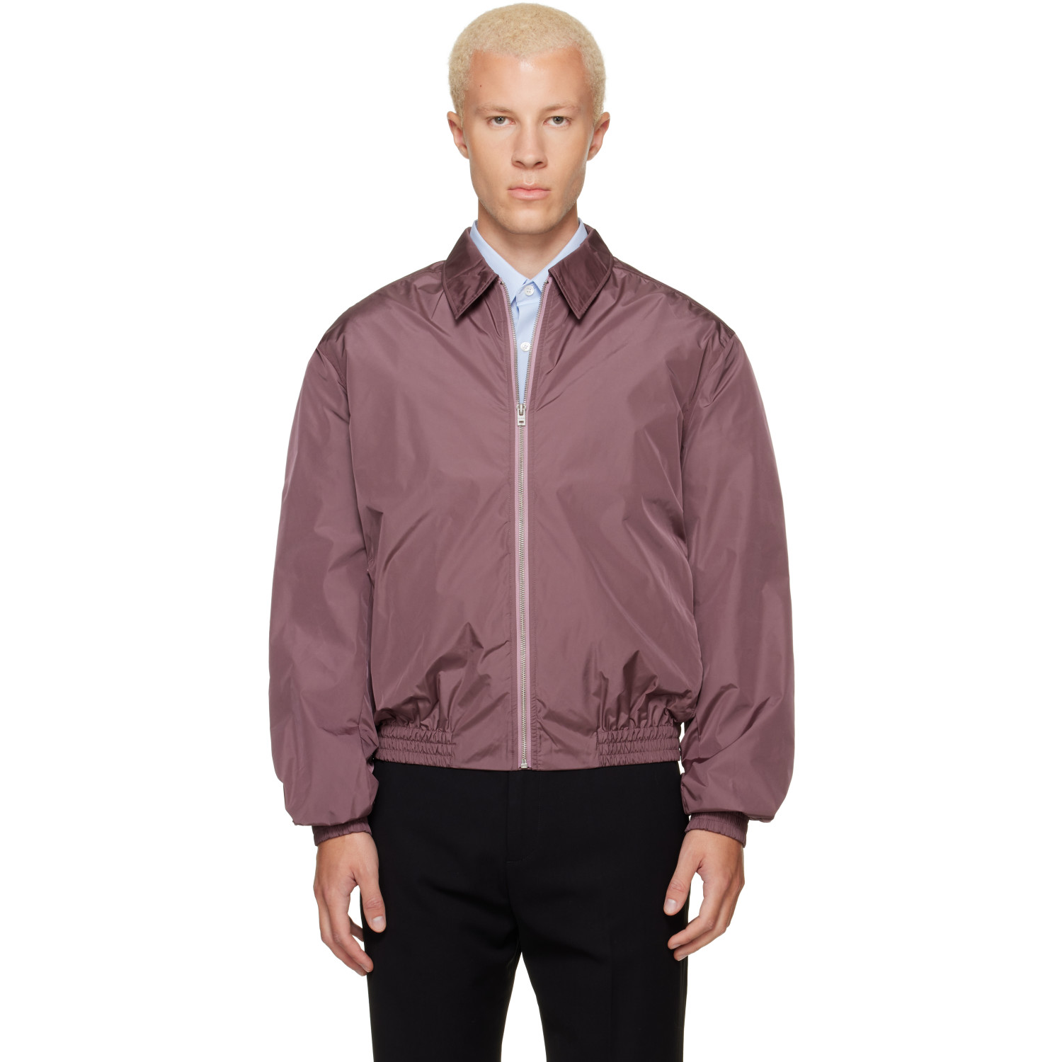 Acne Studios Purple Lightweight Nylon Jacket