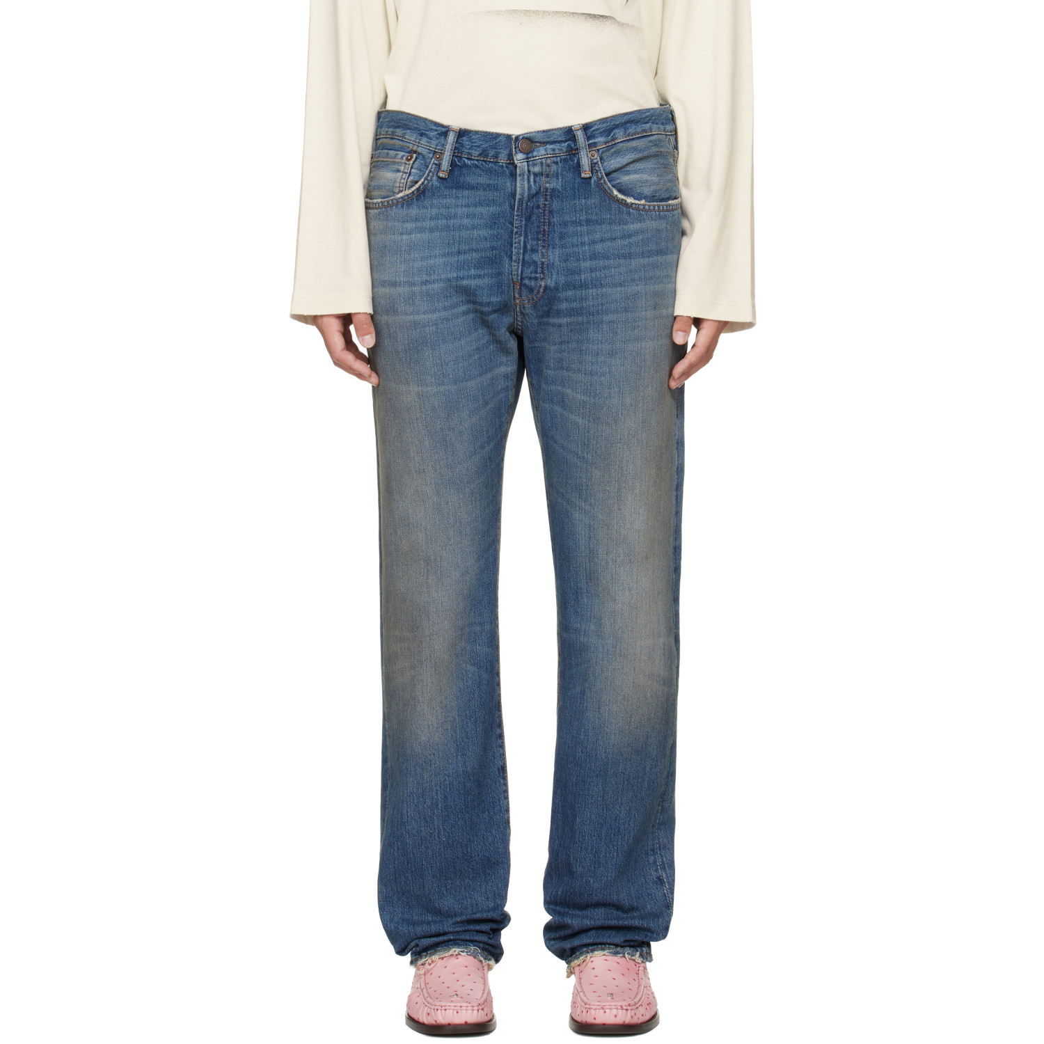 Acne Studios Blue 1996M Bingo Jeans