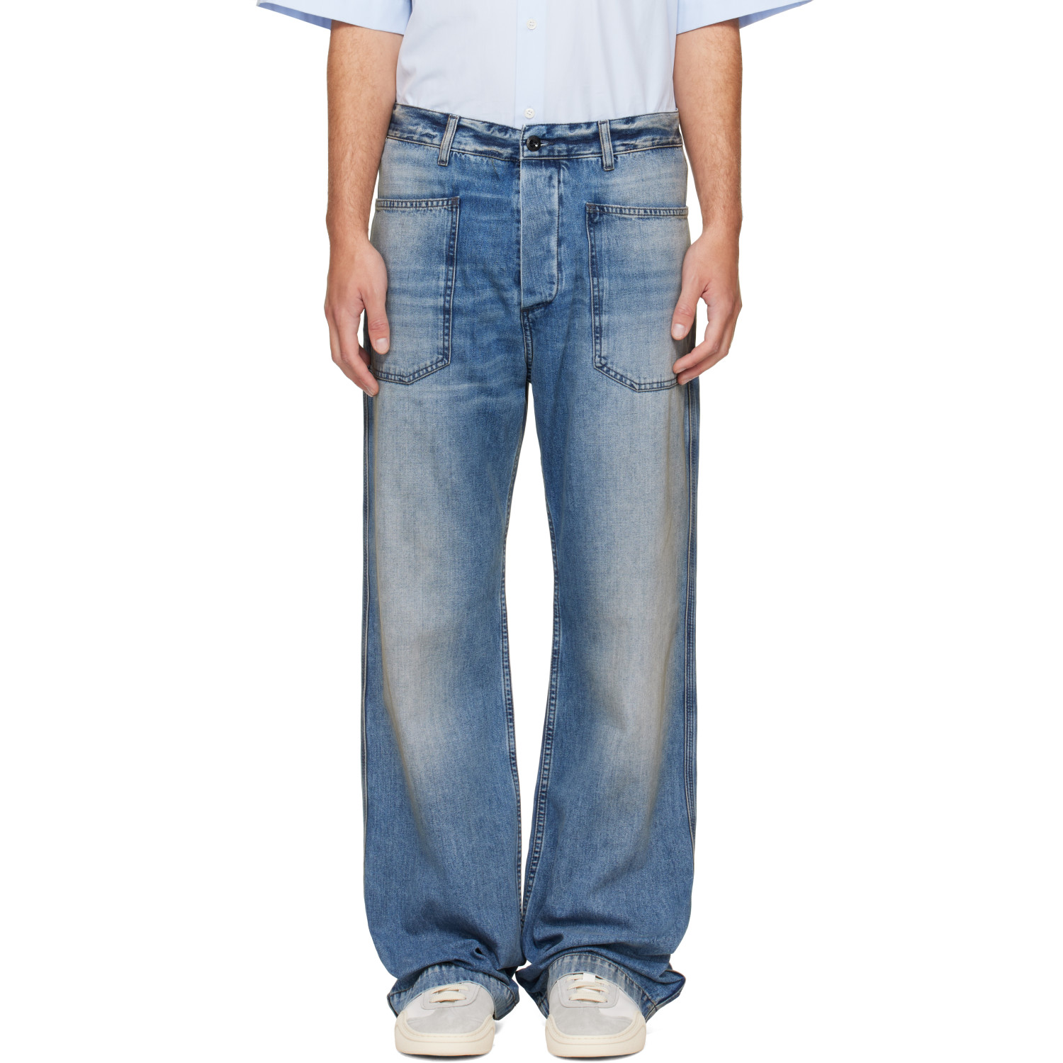 Acne Studios Blue Regular Fit Jeans
