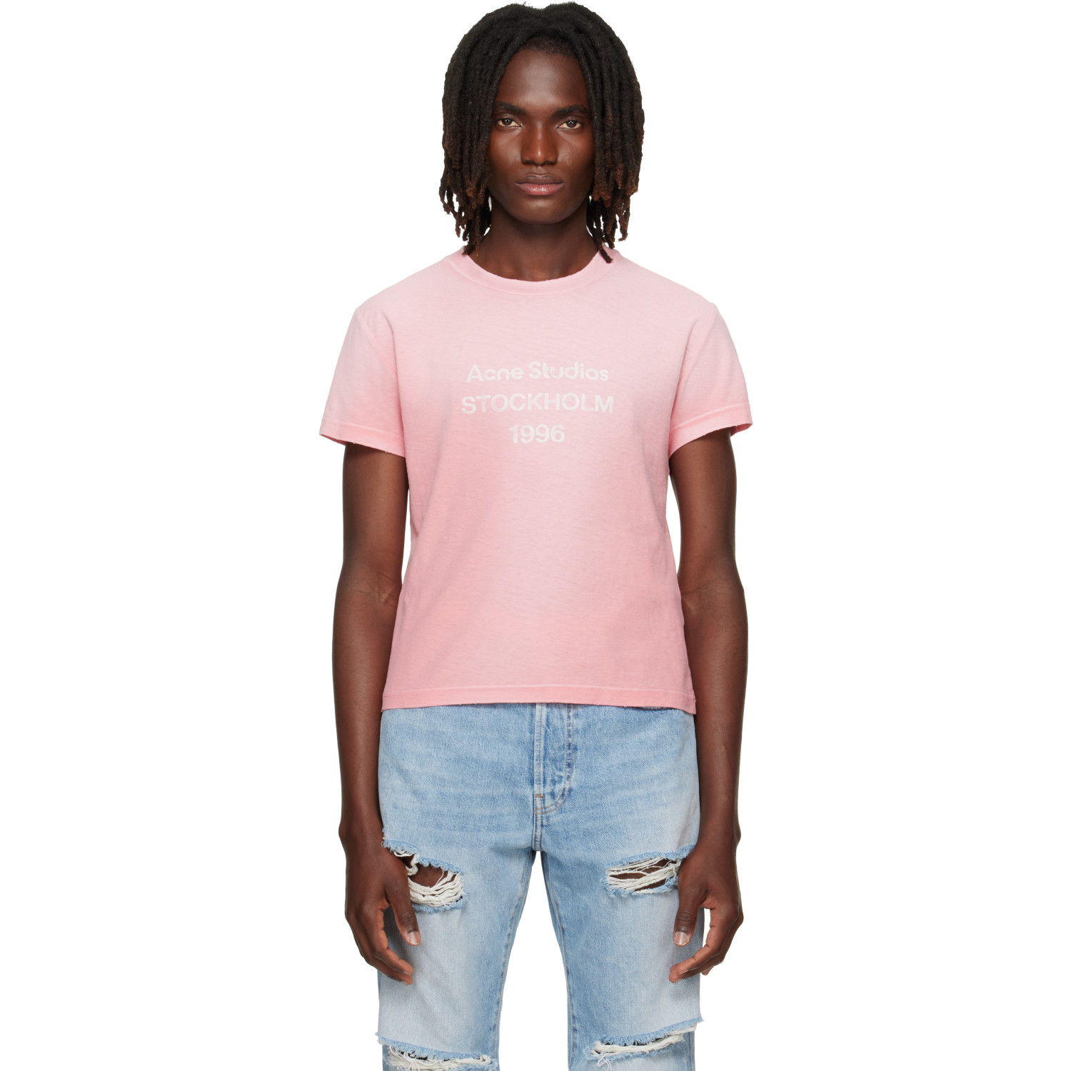 Acne Studios Pink Faded T-shirt