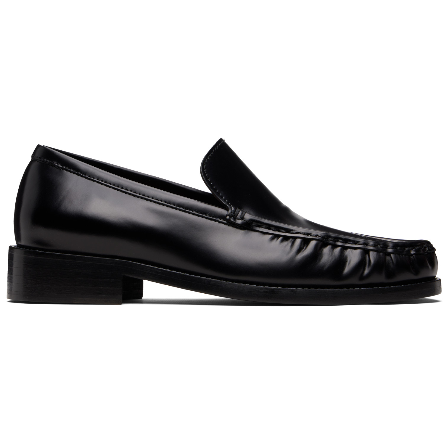 Acne Studios Black Leather Loafers