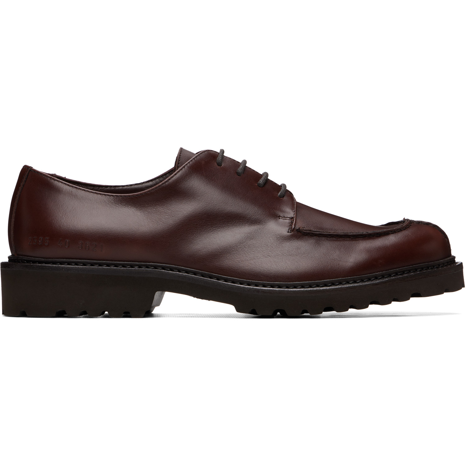Common Projects Brown Apron Derbys