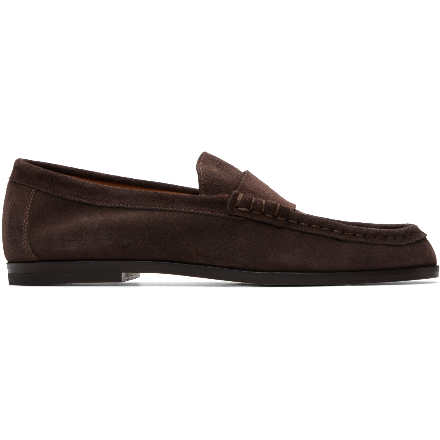 Common Projects Brown Suede Loafers