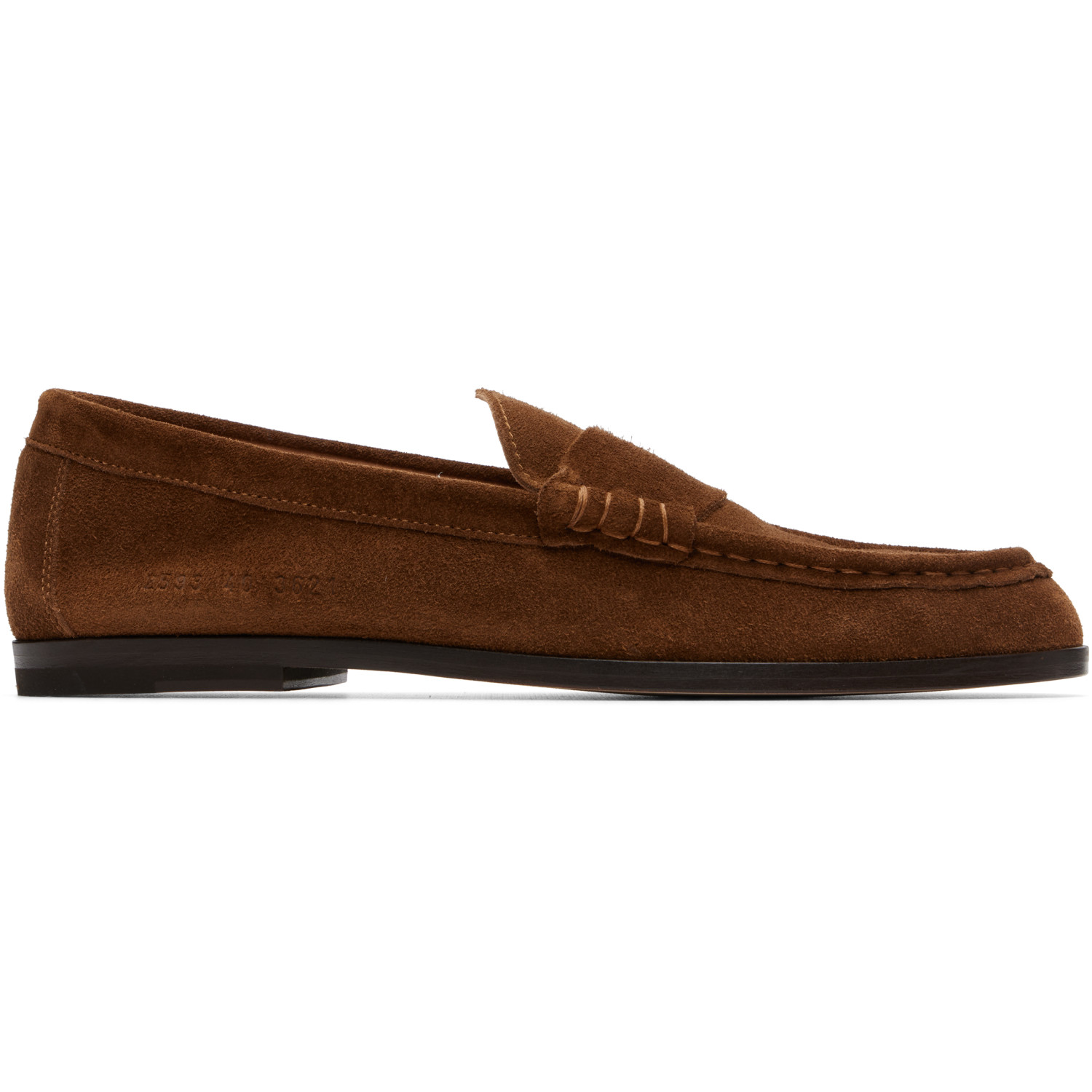 Common Projects Brown Suede Loafers