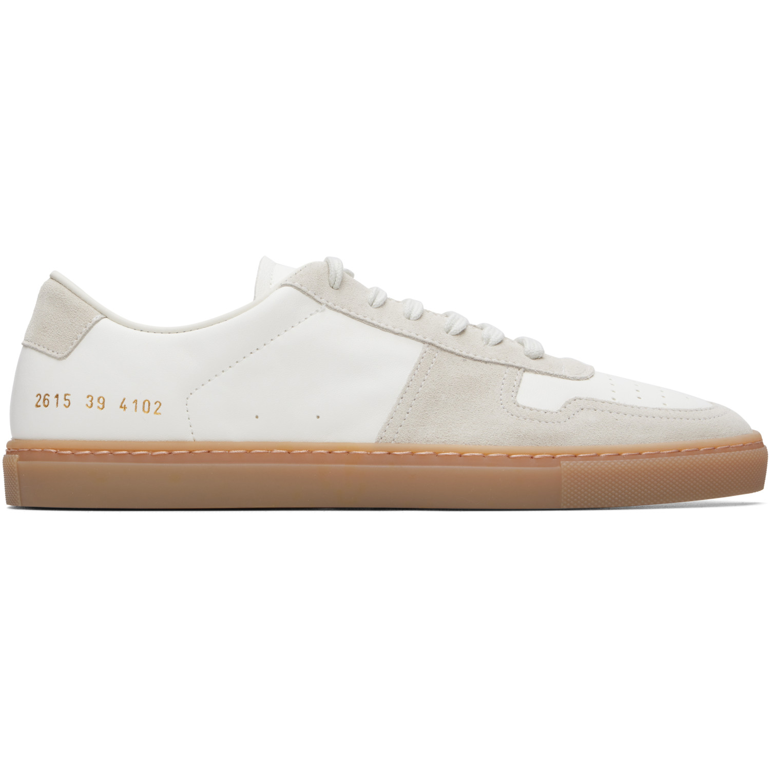 Common Projects White & Gray BBALL Duo Sneakers