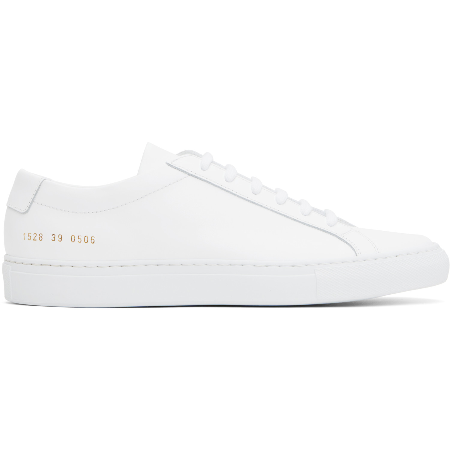 Common Projects White Original Achilles Low Sneakers