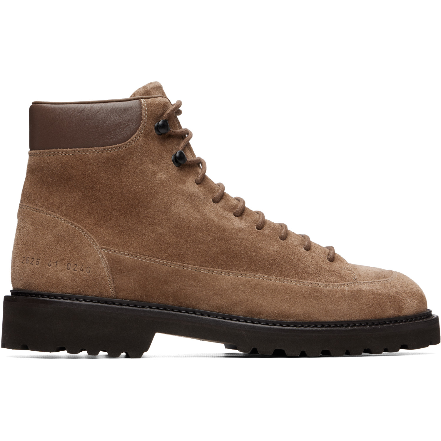 Common Projects Taupe Suede Hiker Boots In Taupe 0240