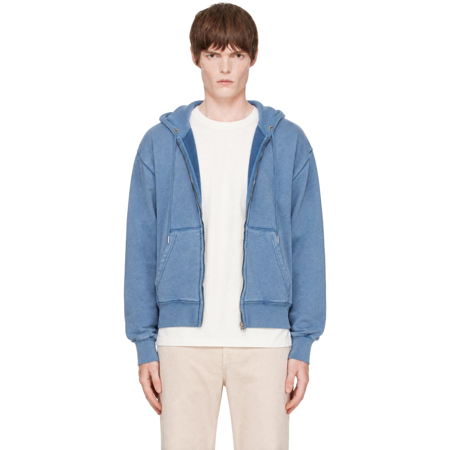 Stockholm (Surfboard) Club Blue Back Logo Zip Hoodie