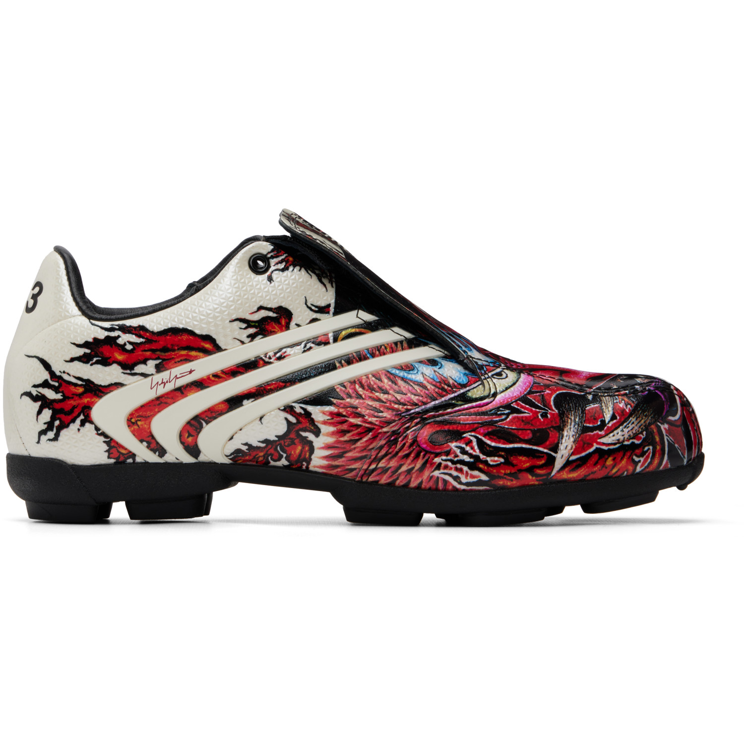 Y-3 Off-White & Red F50 Tunit Sneakers