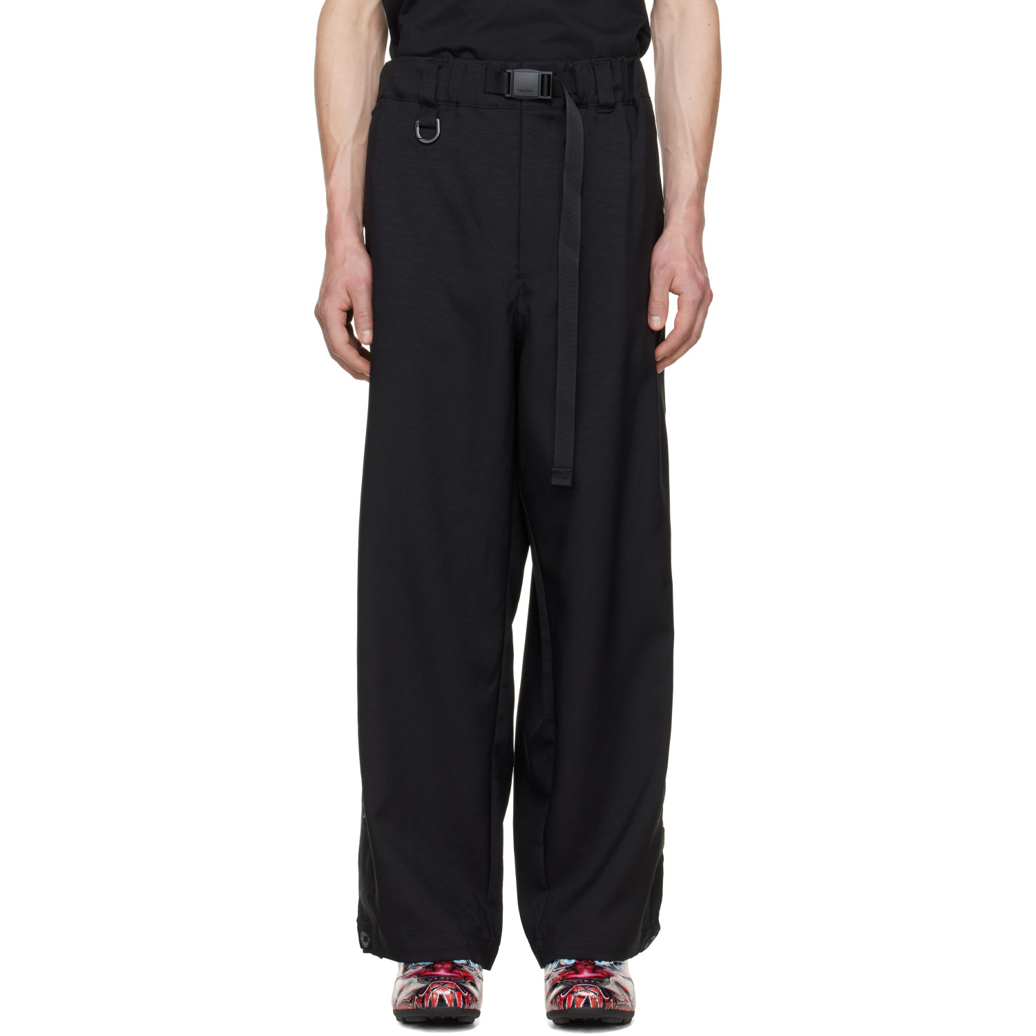 Y-3 Black Sport Uniform Adaptive 3-Stripes Trousers