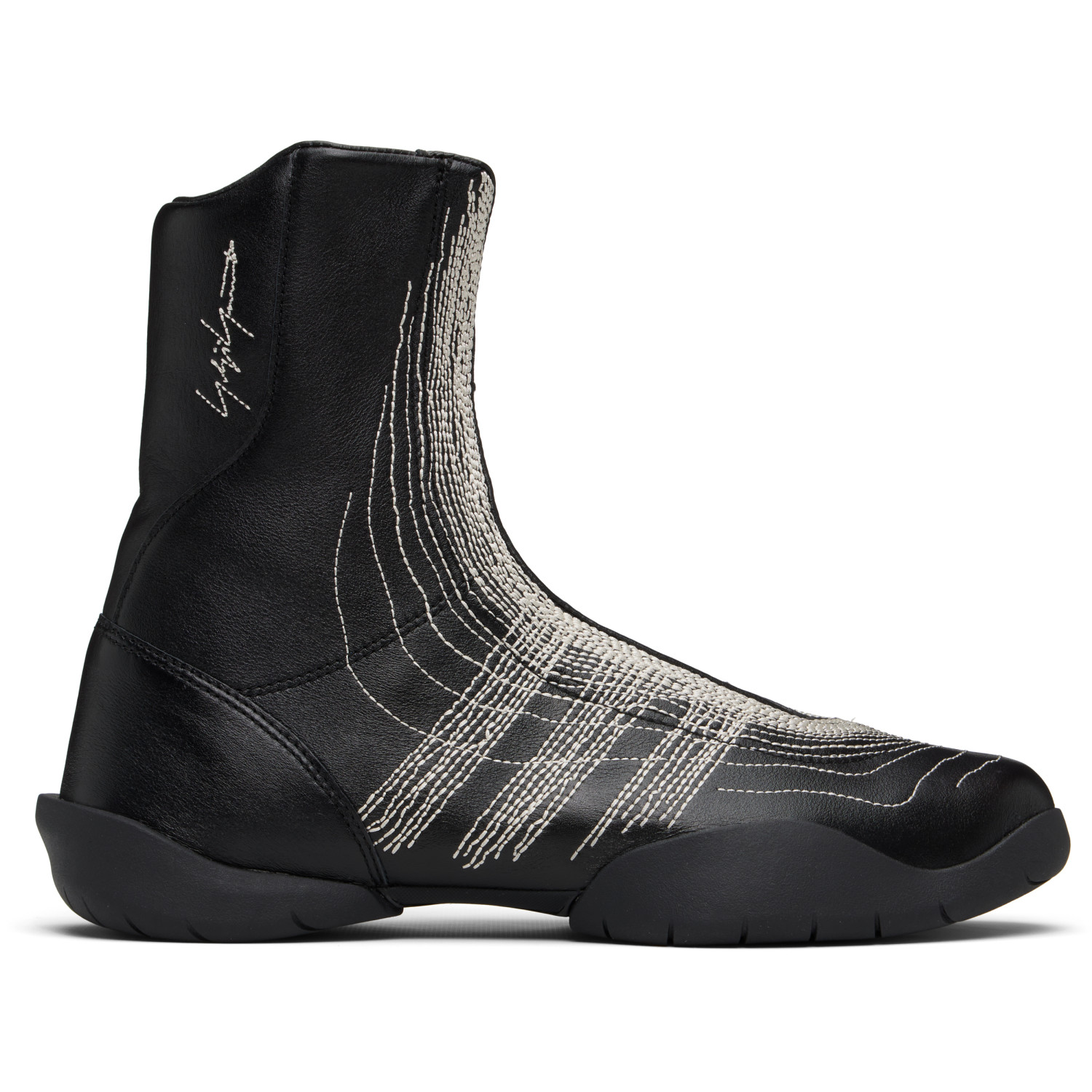 Y-3 Black Regu Hi Sneakers