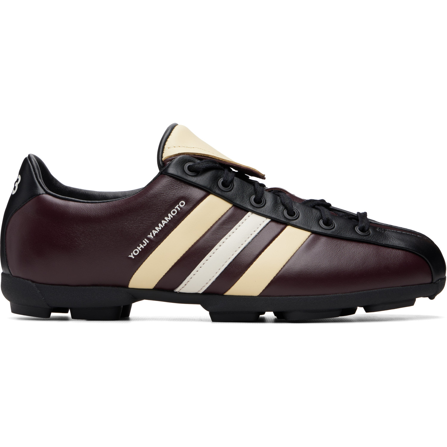 Y-3 Burgundy Field Sneakers