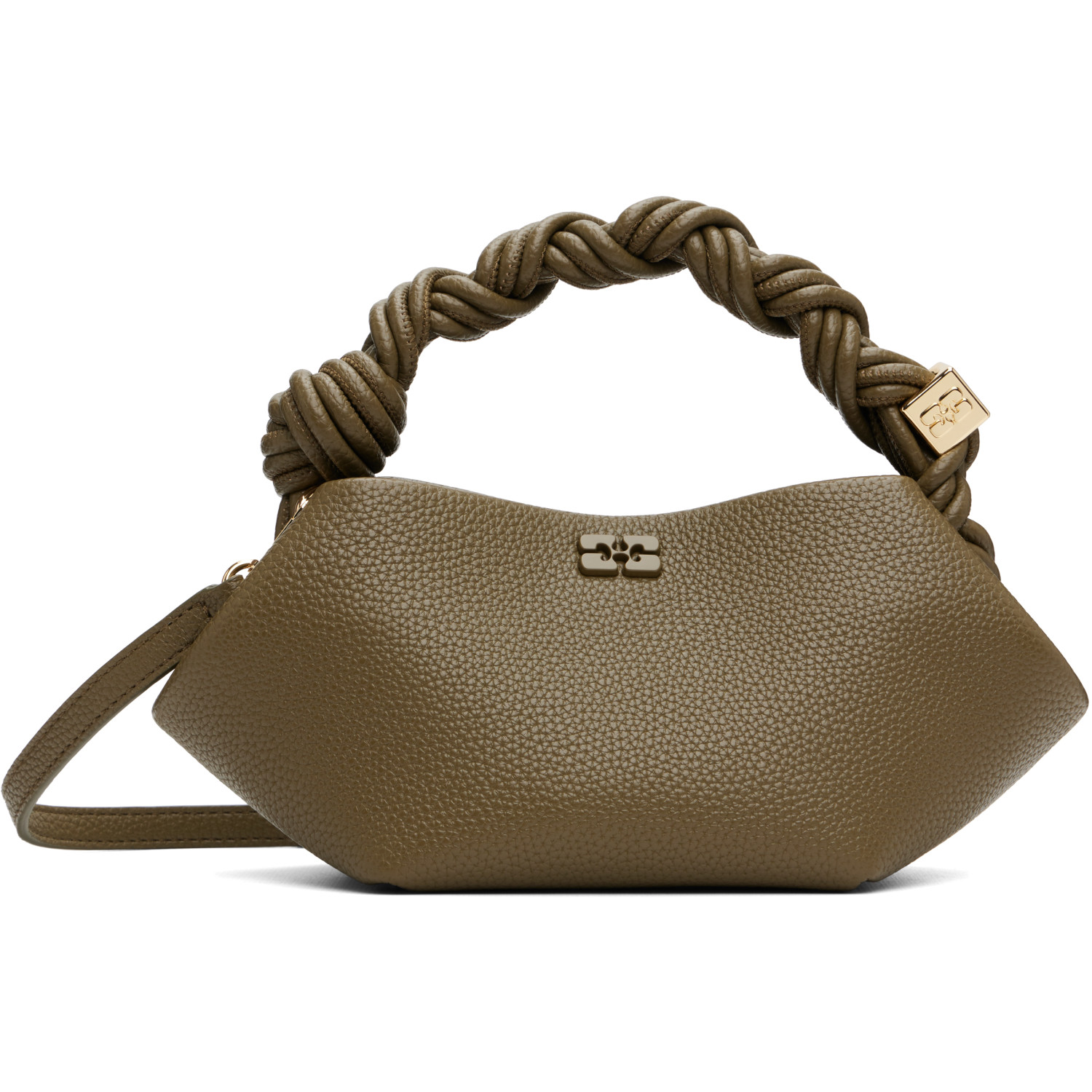 GANNI Green Grained Mini Bou Bag