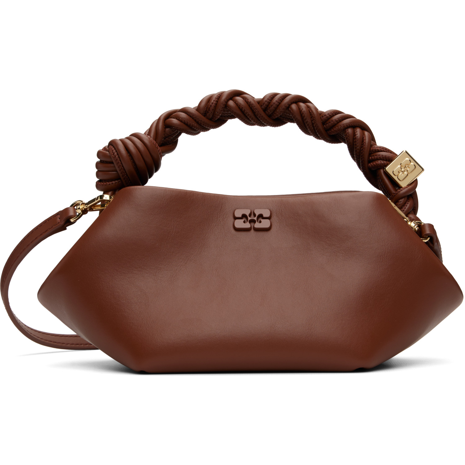 GANNI Brown Mini Bou Bag