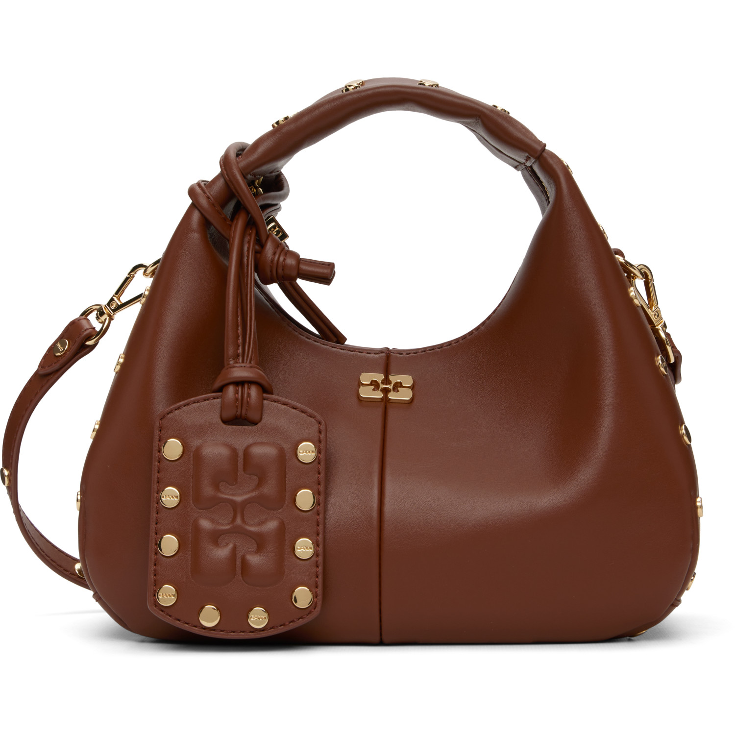 GANNI Brown Mini Bag