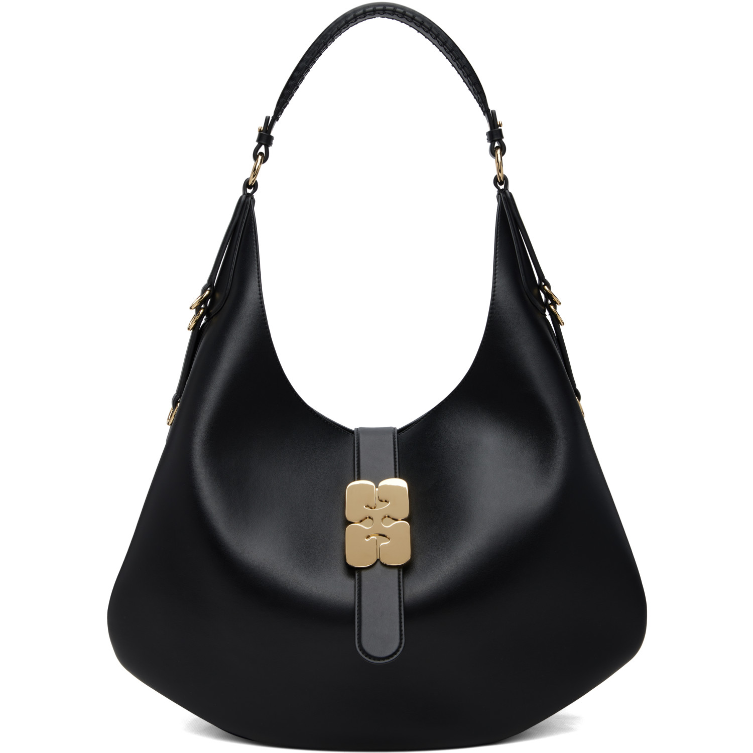 GANNI Black Large Kat Bag