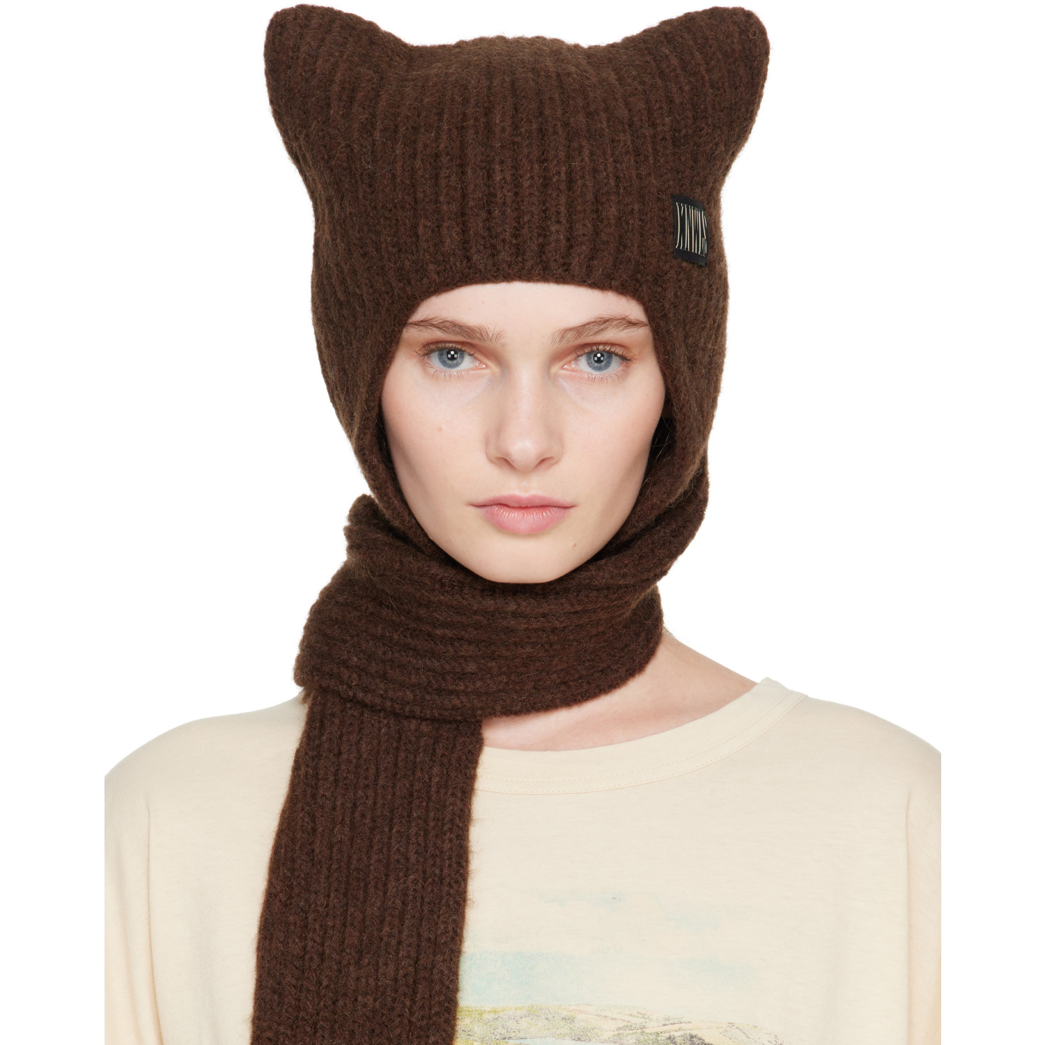KNWLS SSENSE Exclusive Brown Precious Bonnet Beanie