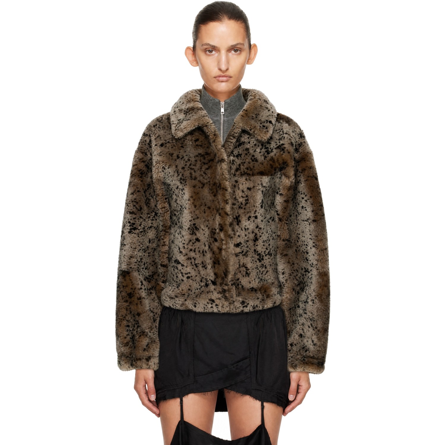 KNWLS SSENSE Exclusive Beige Ares Reversible Shearling Coat