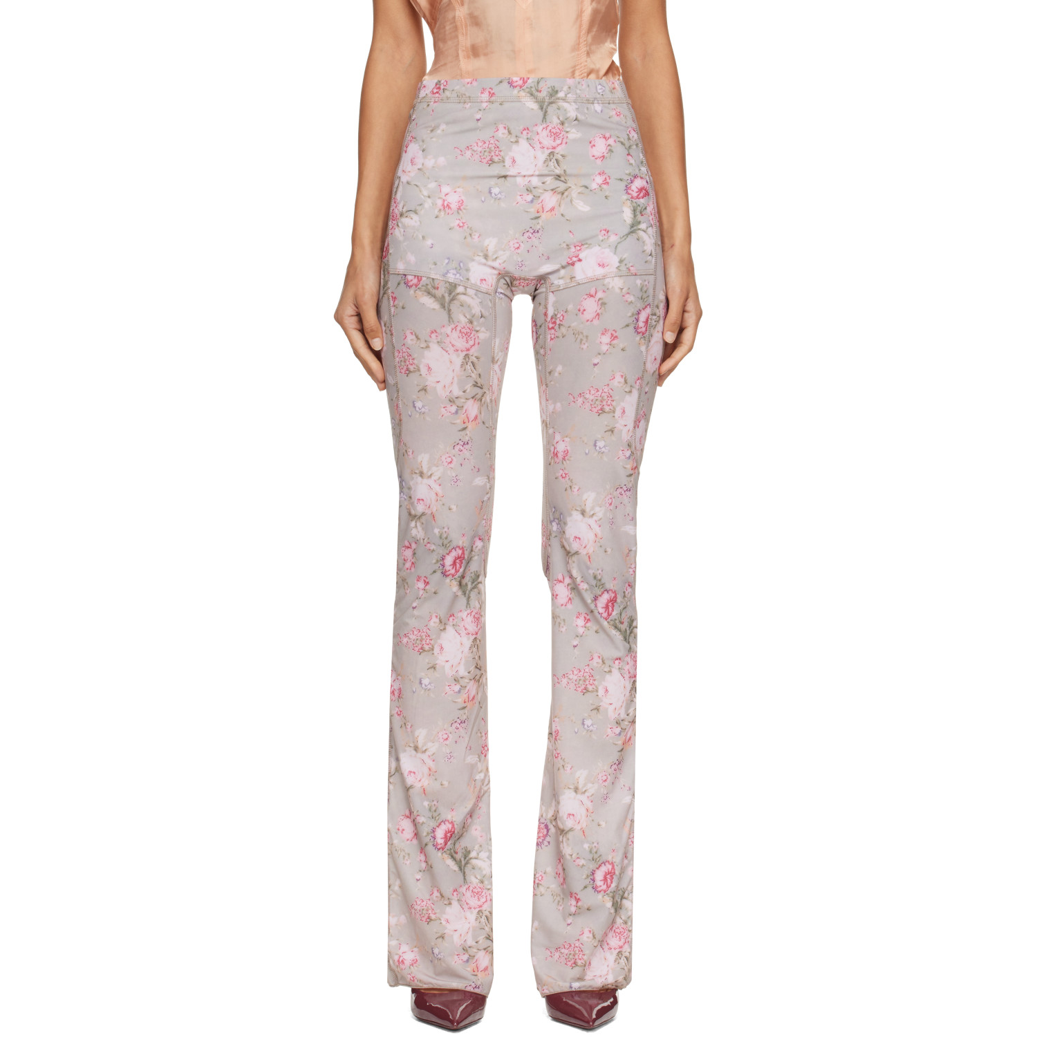KNWLS Gray & Pink Halcyon Leggings