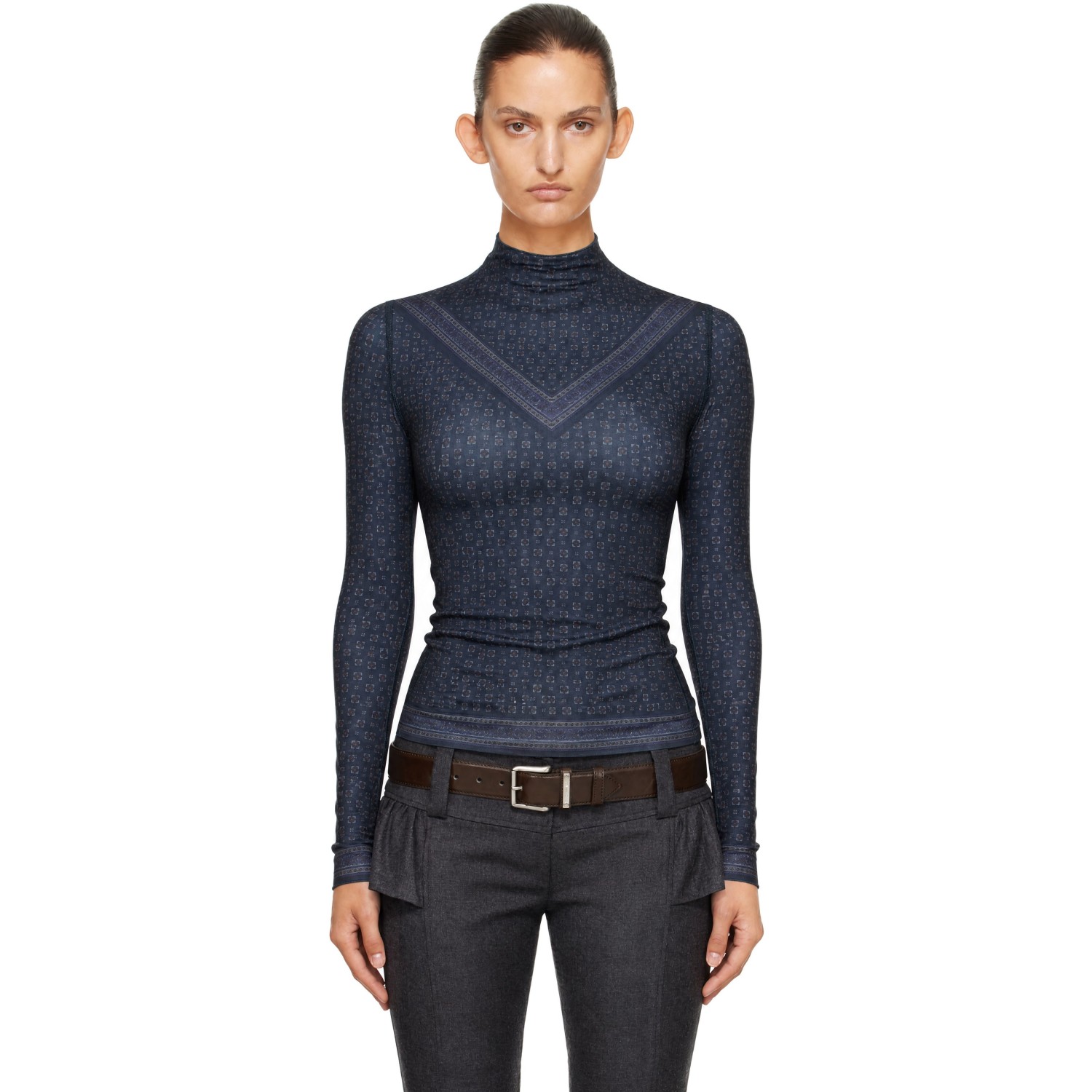 KNWLS Navy Halcyon Top