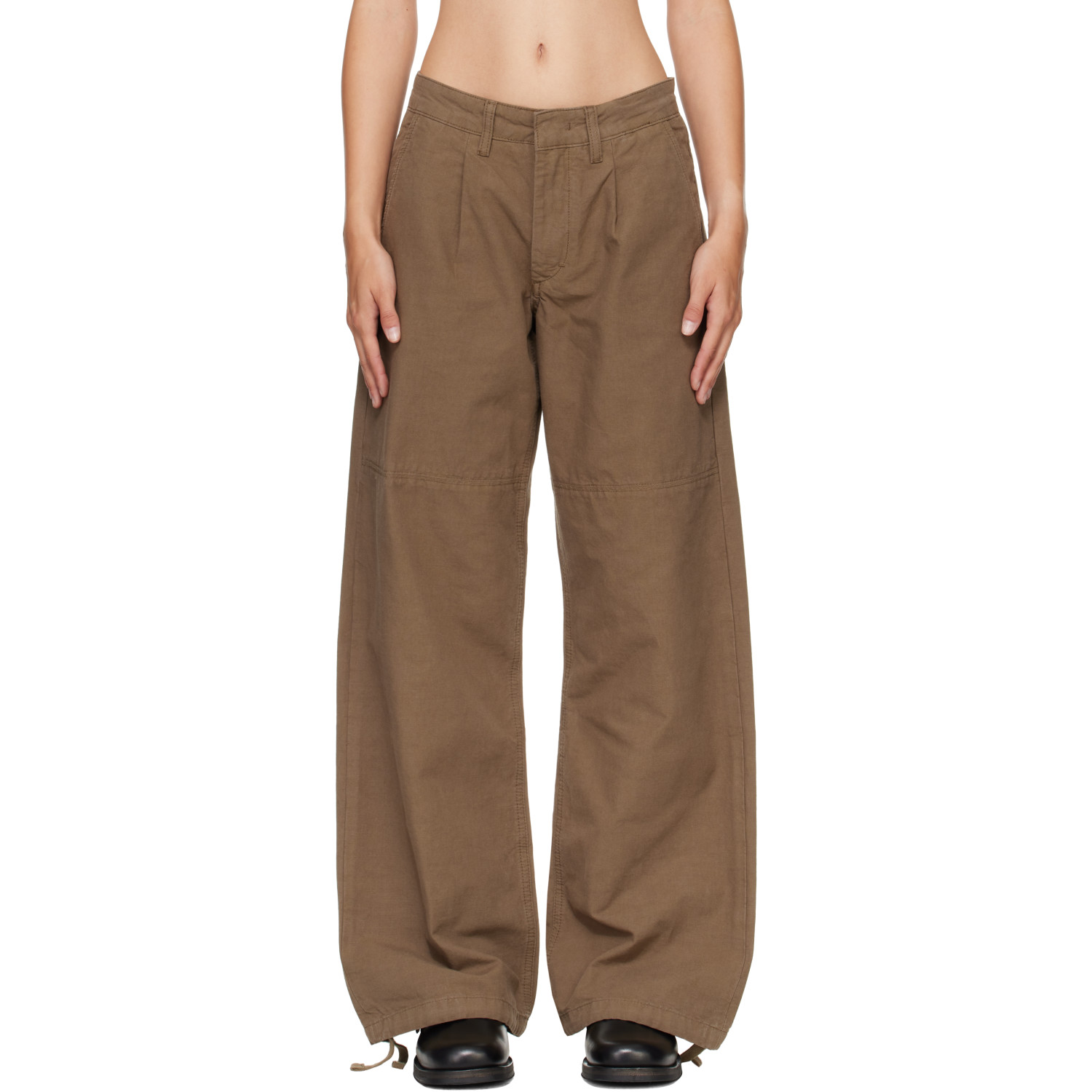JEANERICA Khaki Mina Trousers