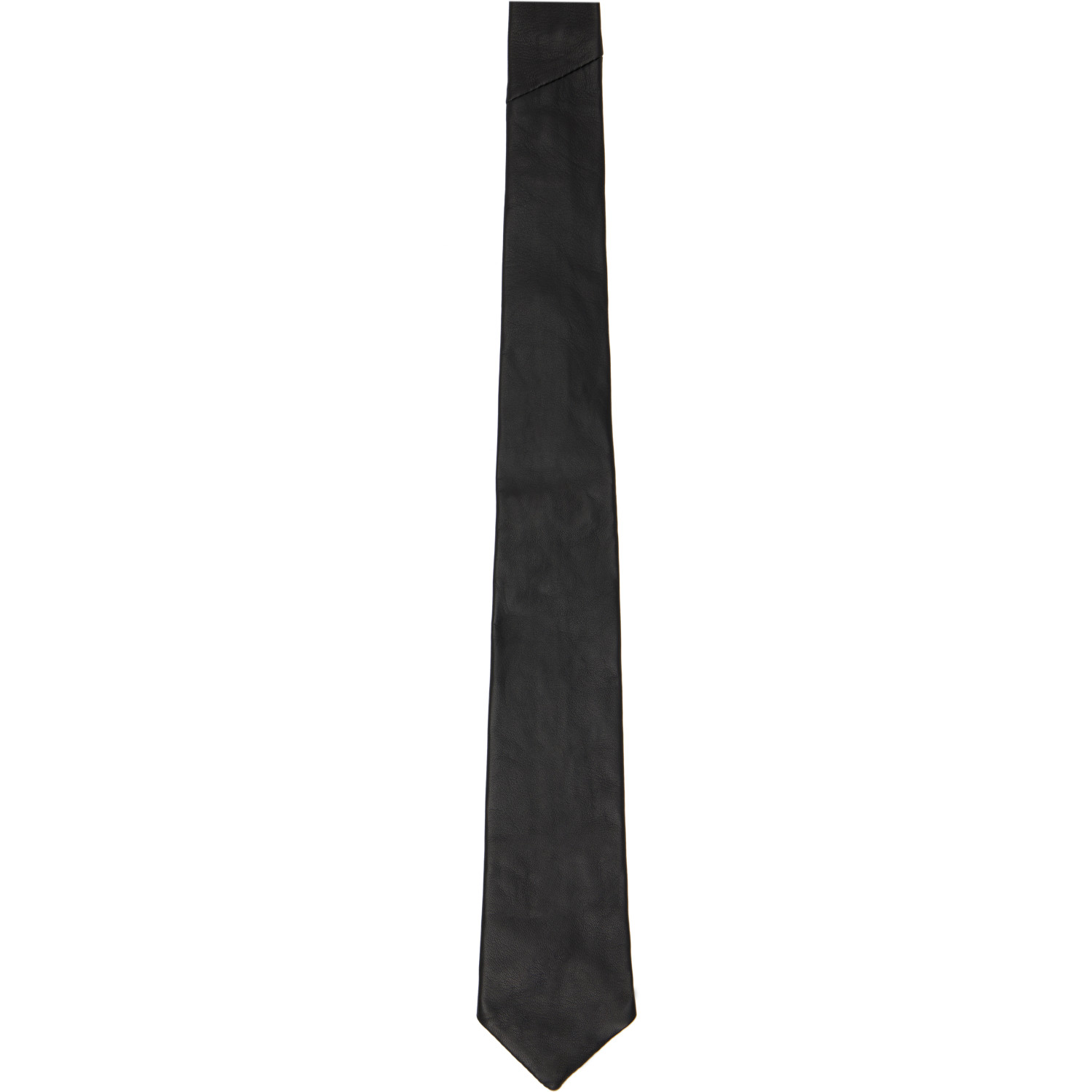 Deadwood Black Timo Leather Neck Tie