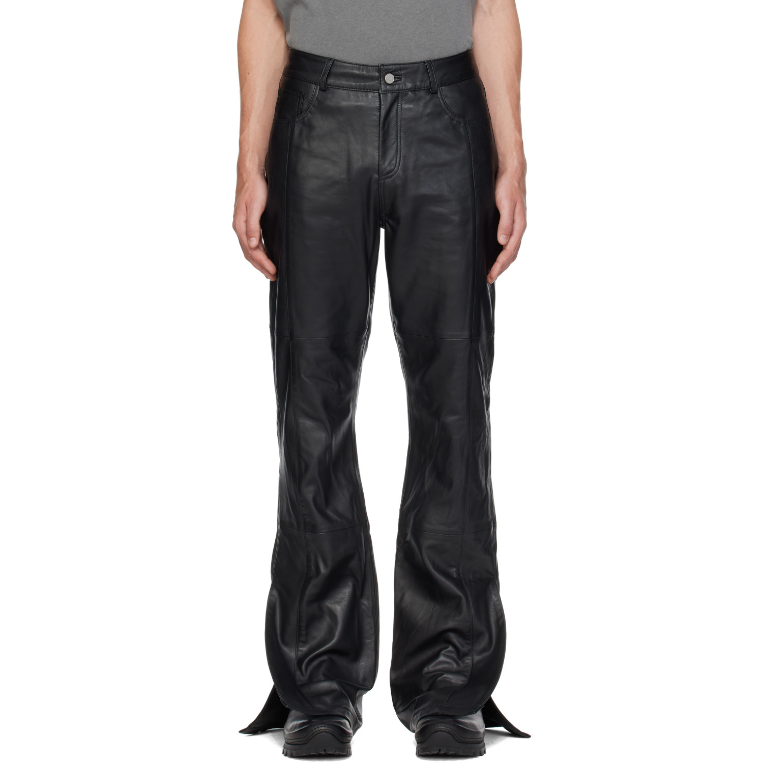 Deadwood Black Prance Leather Pants