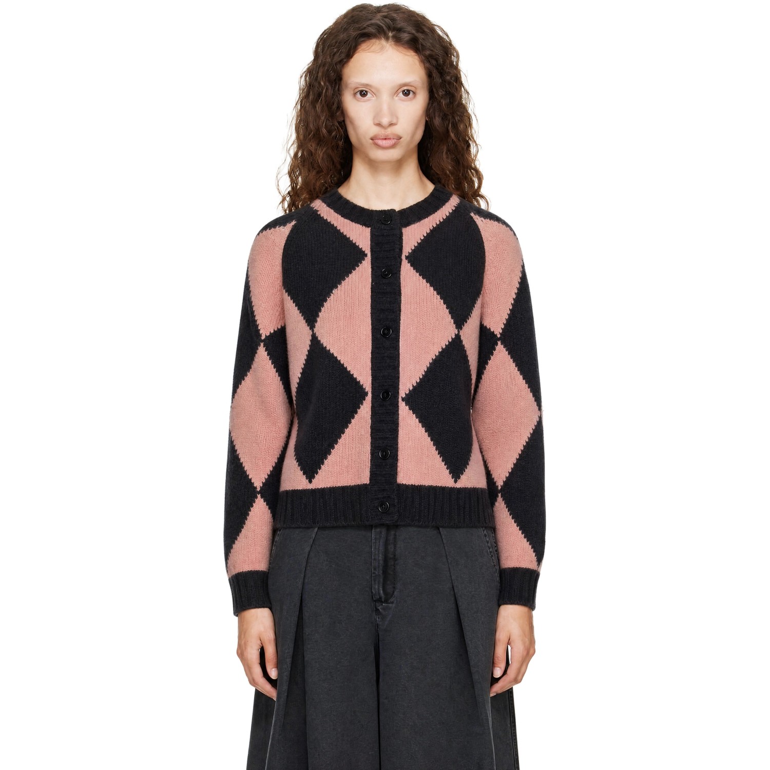 YMC Black & Pink Atomic Cardigan