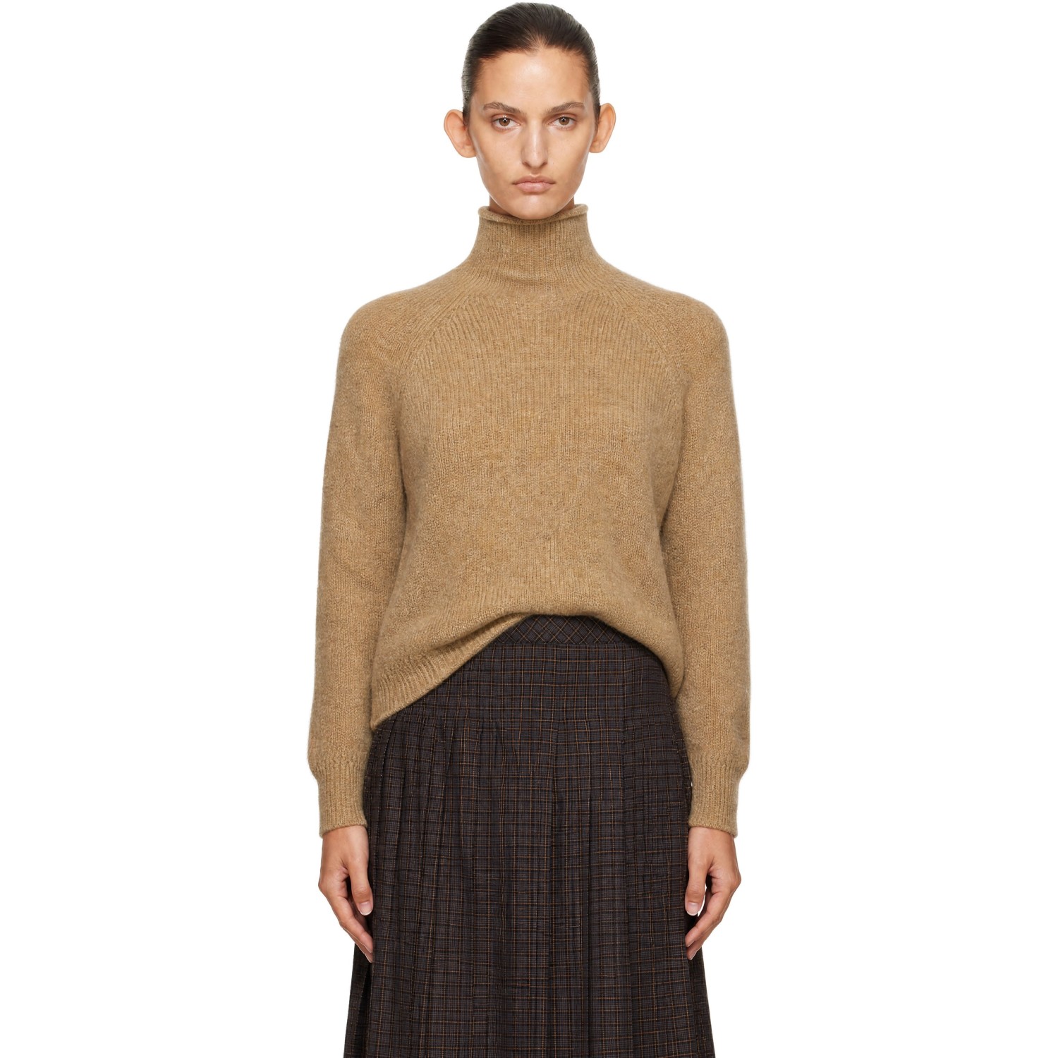 YMC Tan Beat Turtleneck