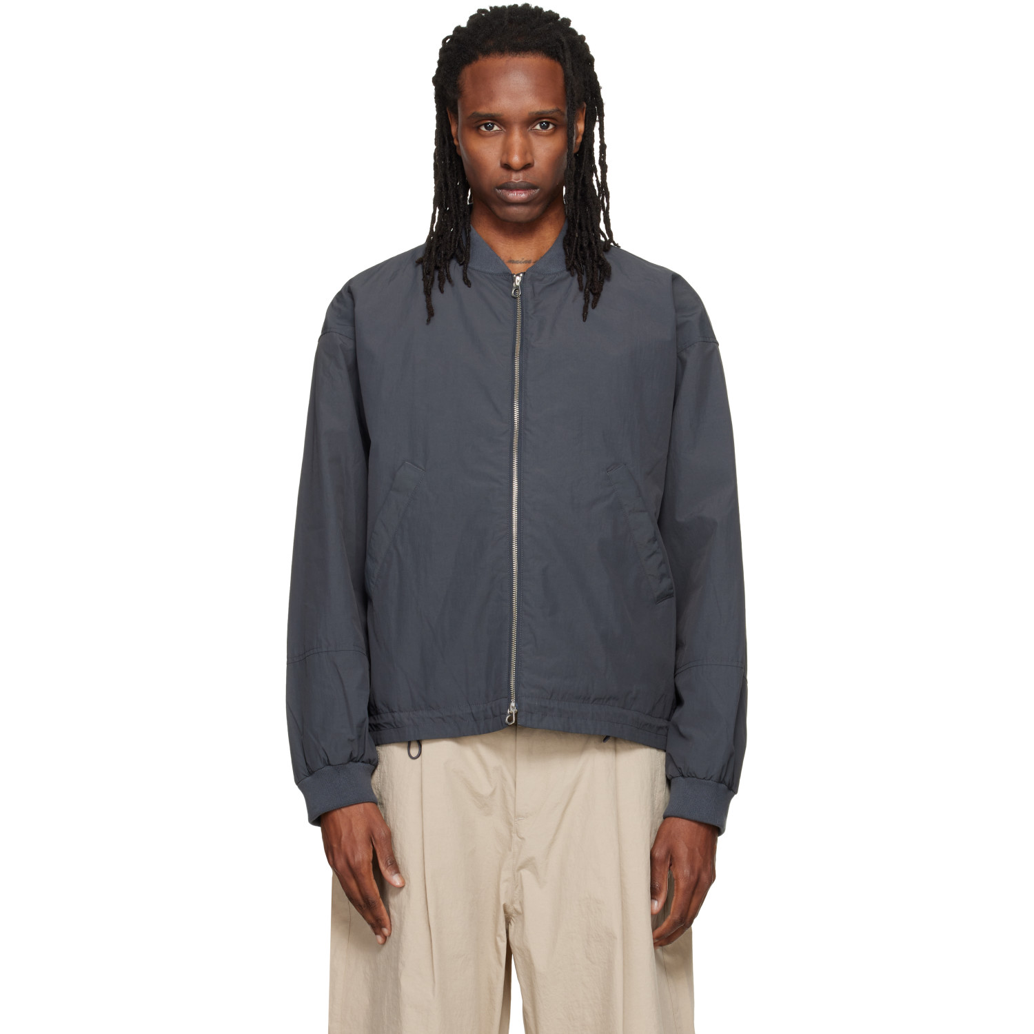 YMC Gray Basement Bomber Jacket
