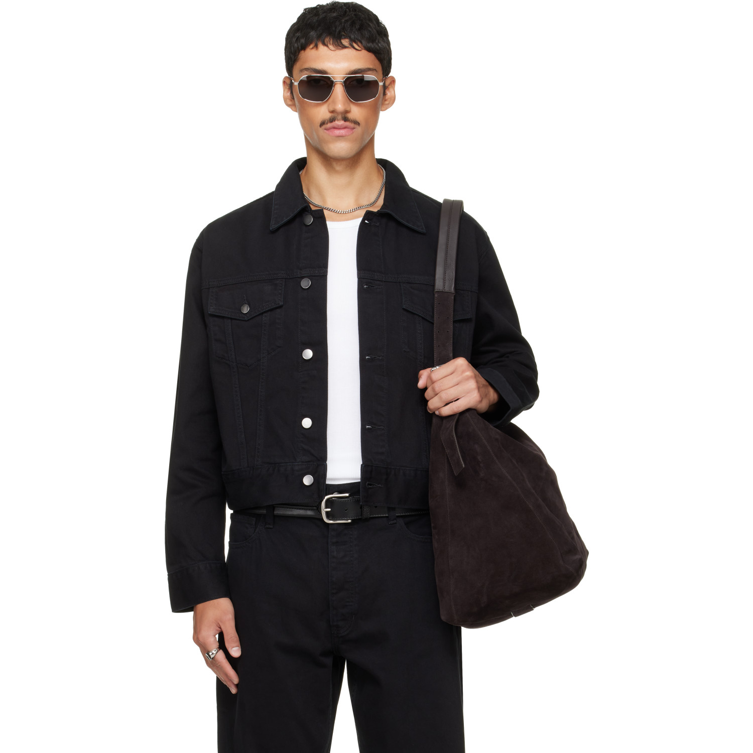 Fear of God ESSENTIALS Black Classic Denim Jacket