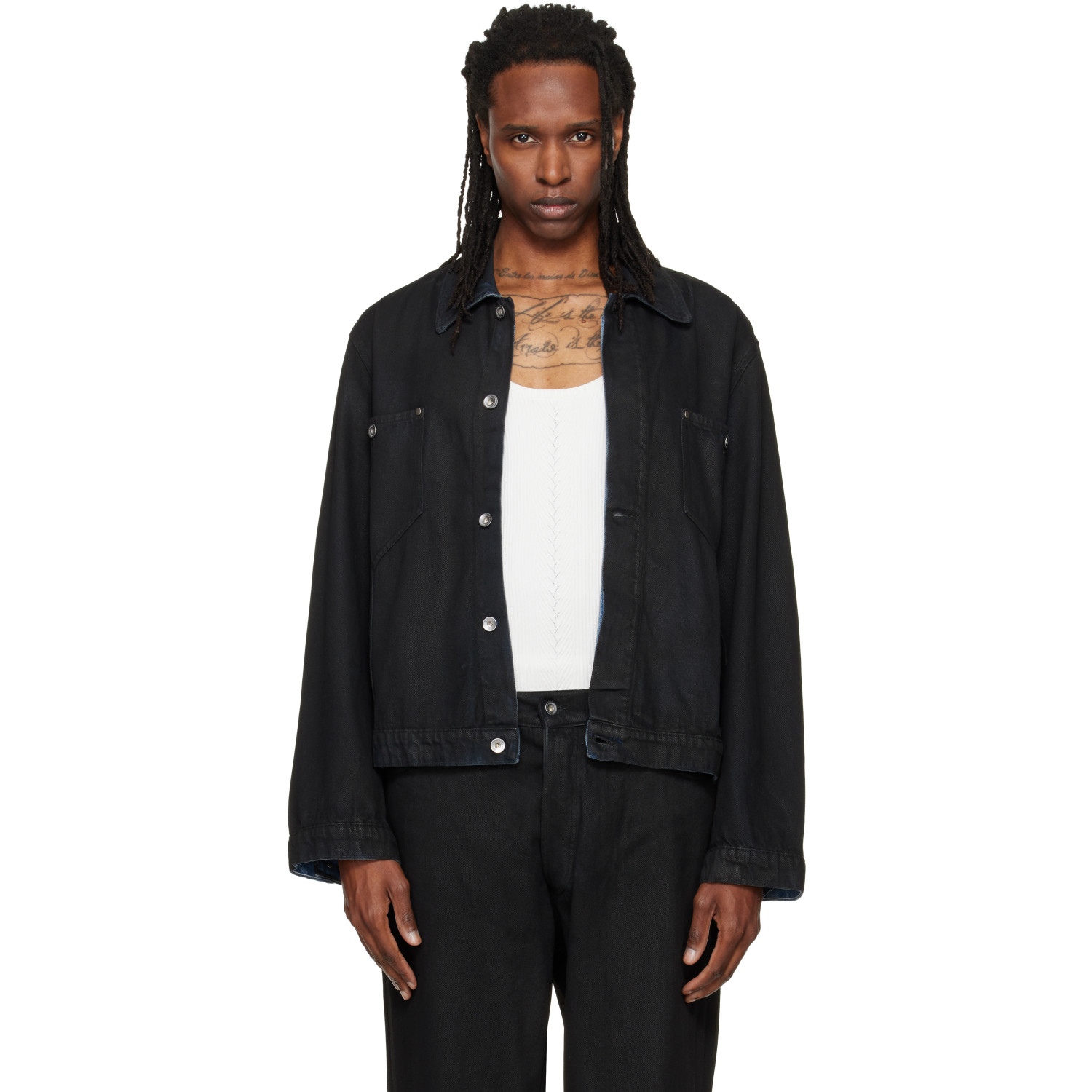 YMC Black Loft Denim Jacket