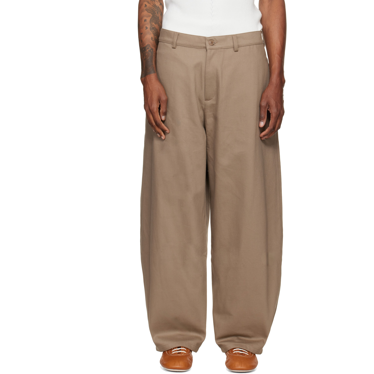 YMC Beige Like A Trousers