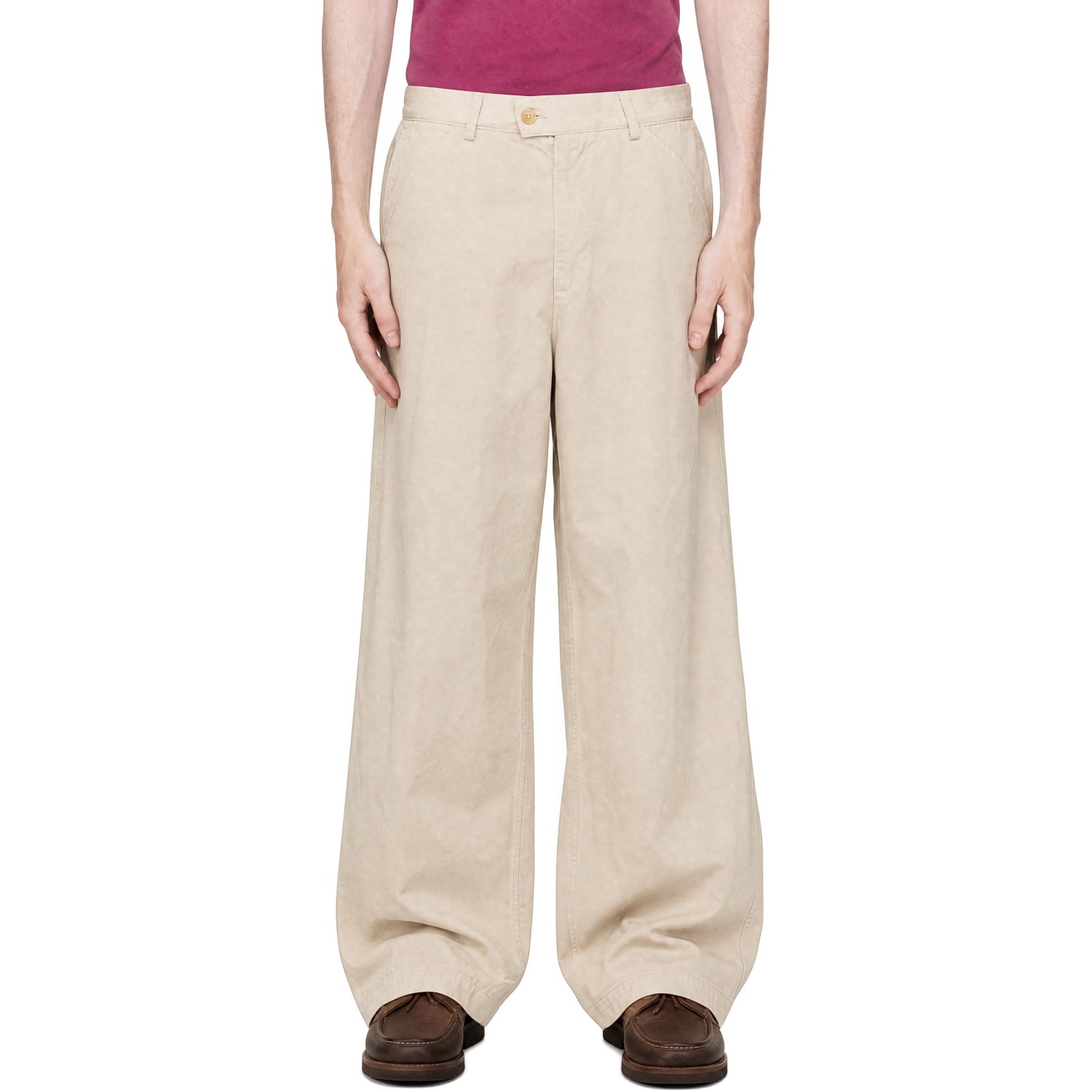 Carter Young Beige Big Ben Chino Trousers
