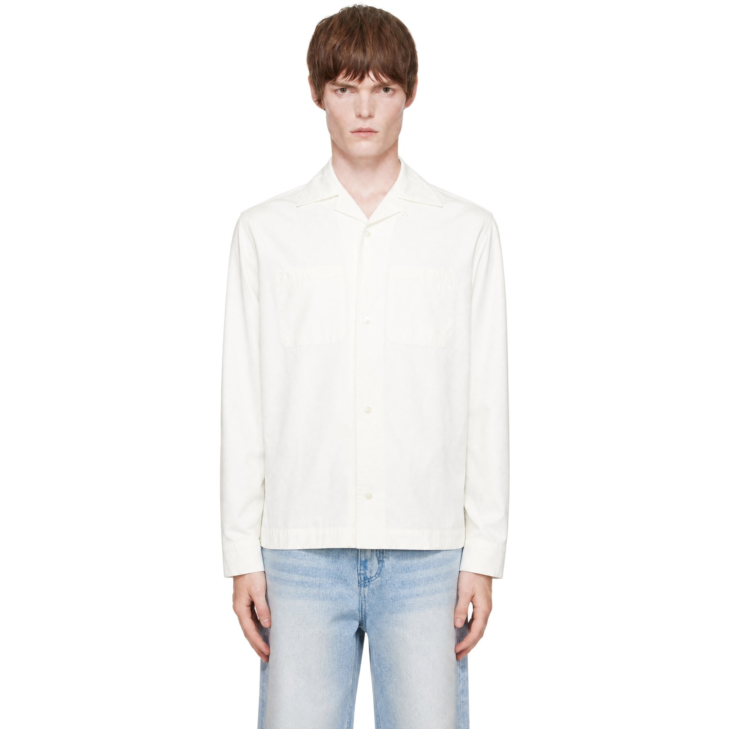 Carter Young White Luis Pyjama Shirt