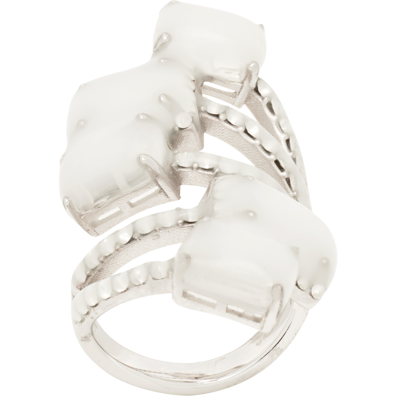 Maison Margiela Antiqued Wax Strass Ring