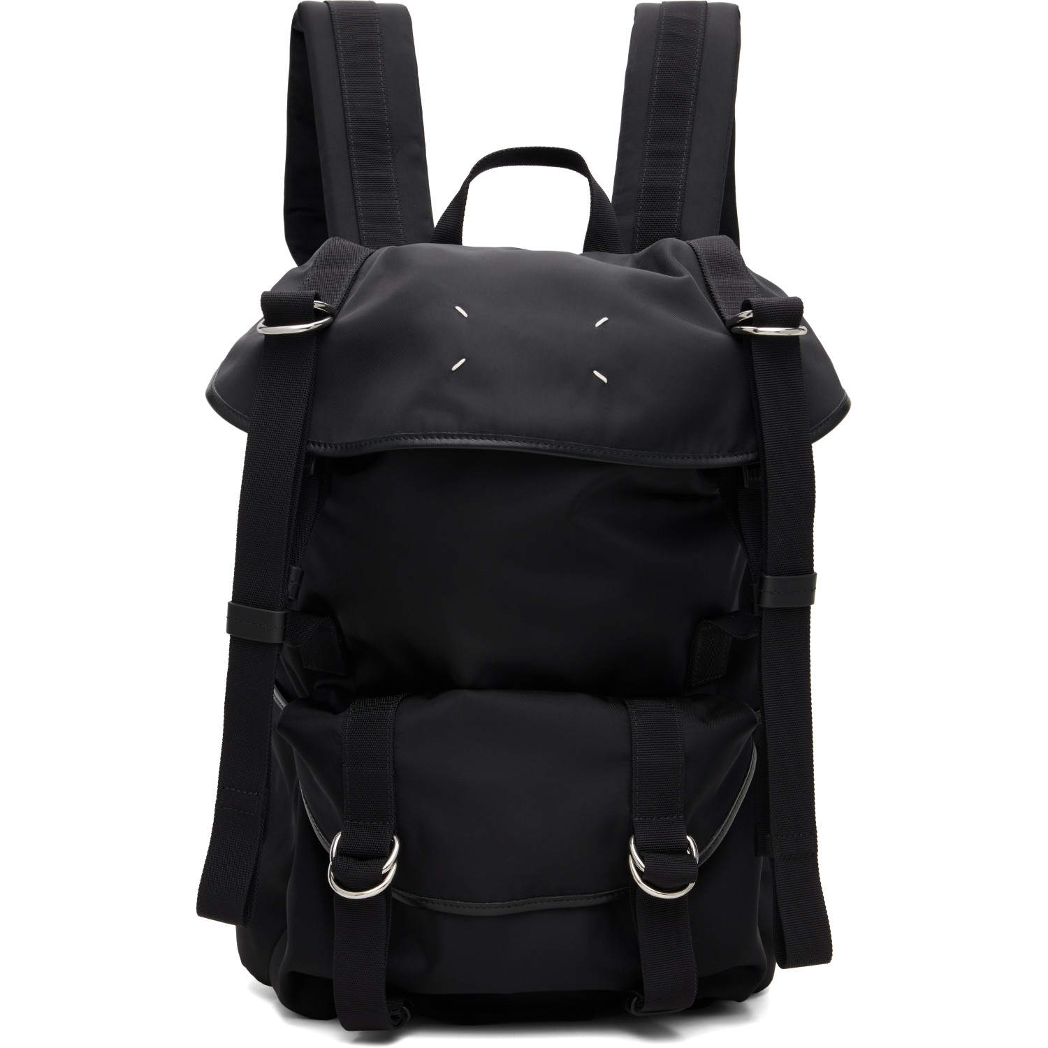 Maison Margiela Black High Tech Medium Backpack