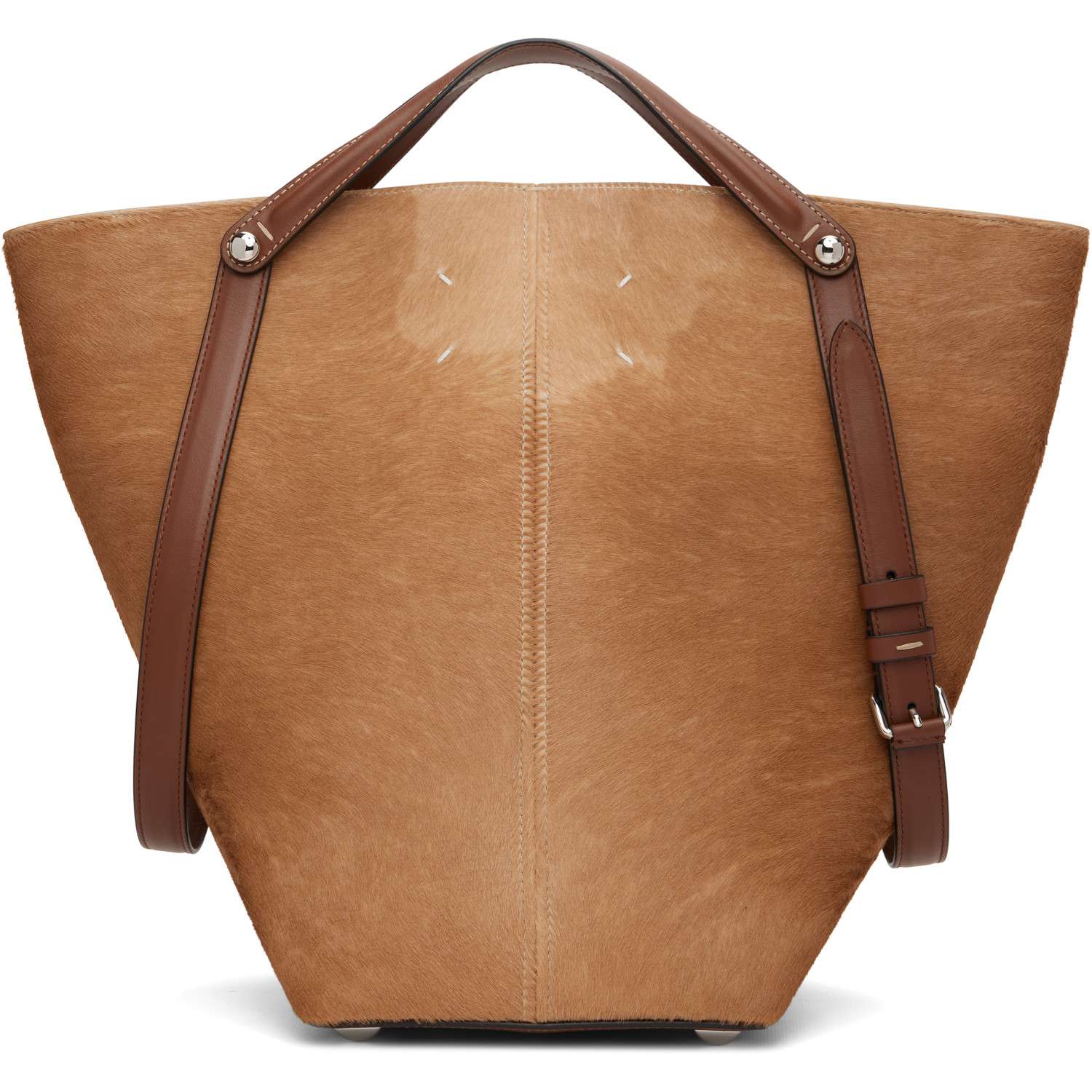 Maison Margiela Tan Dress-Age Medium Tote