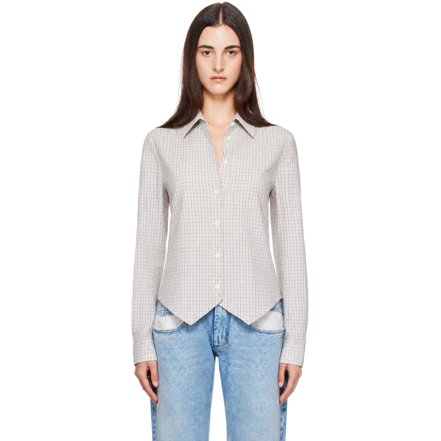 Maison Margiela Gray Fitted Shirt