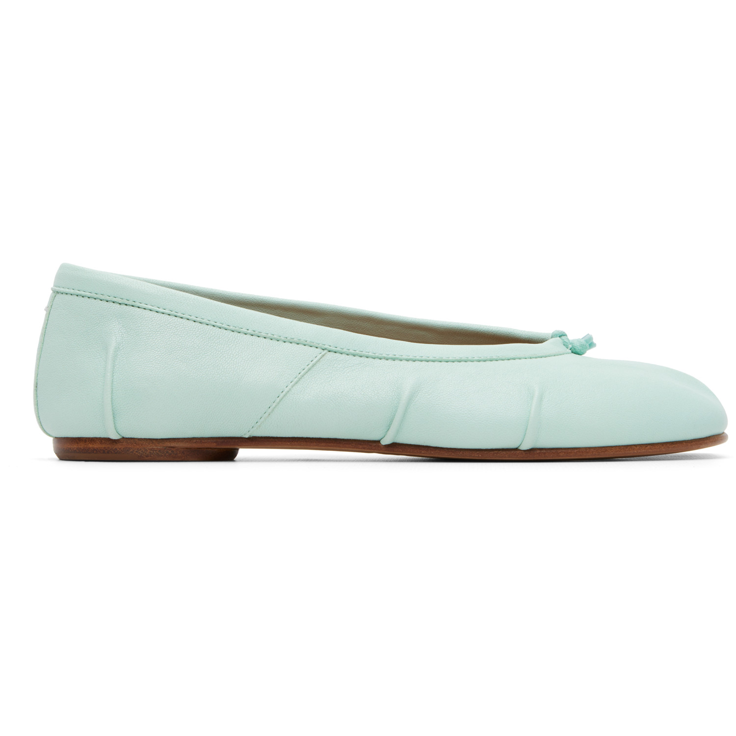 Maison Margiela Green Tabi Ballerina Flats