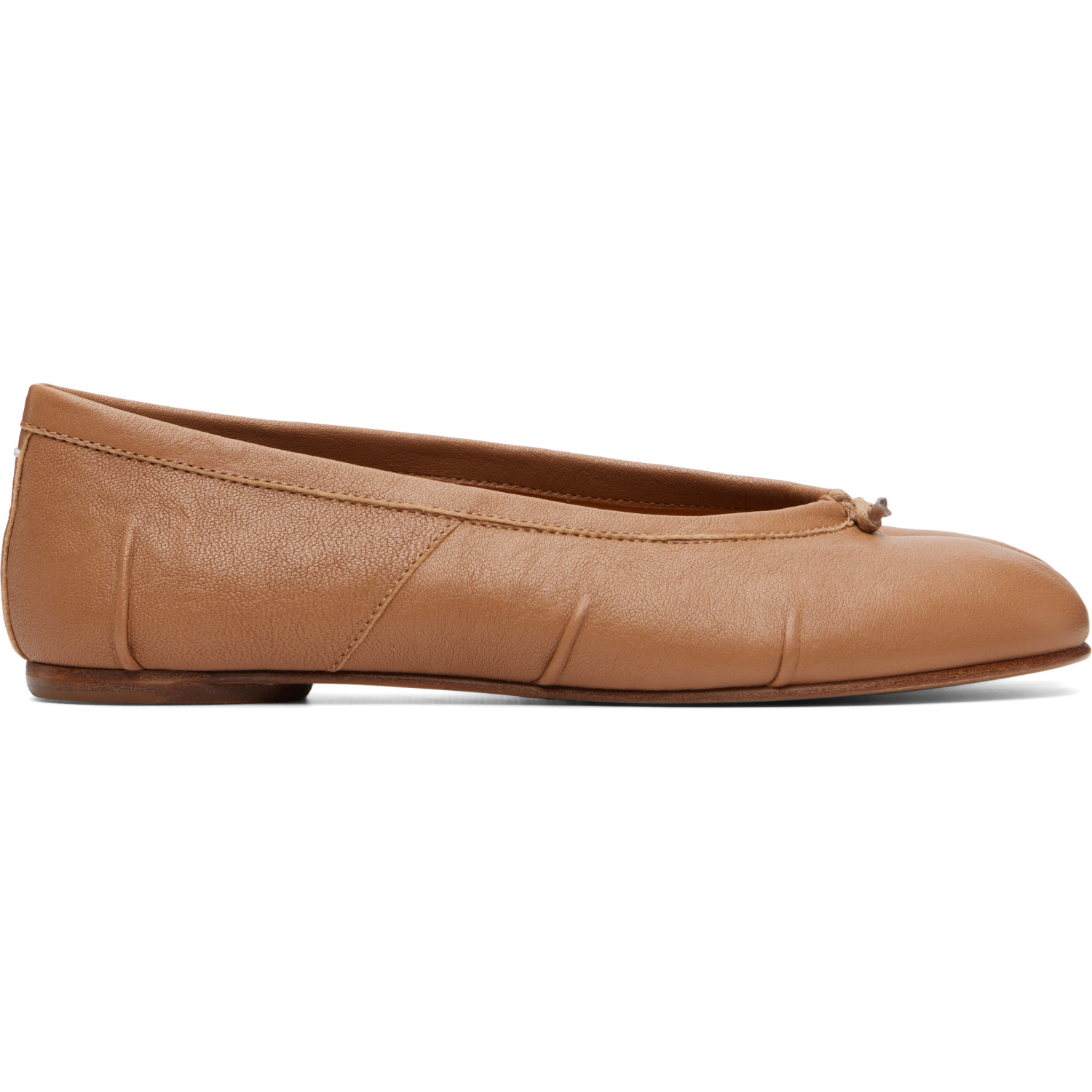 Maison Margiela Tan Tabi New Ballerina Flats