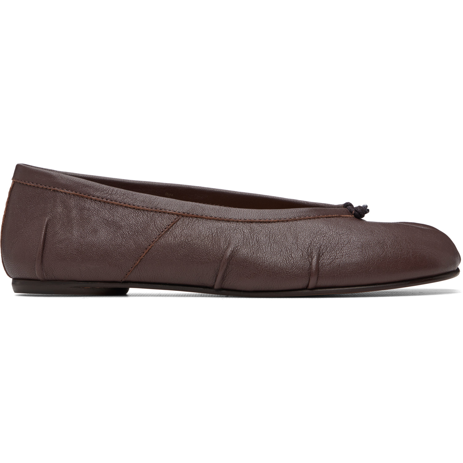 Maison Margiela Brown Tabi Ballerina Flats