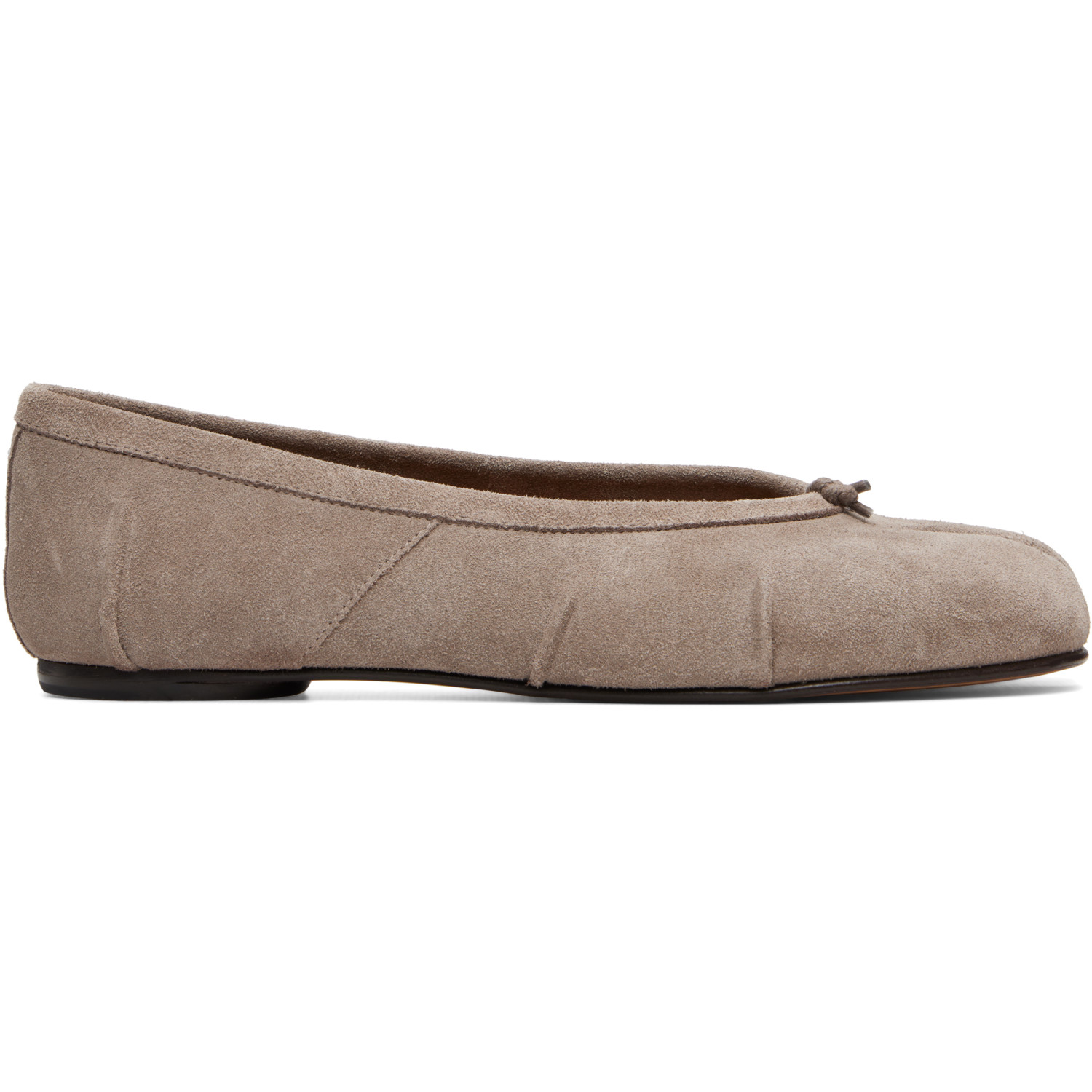 Maison Margiela Taupe Tabi New Ballerina Flats