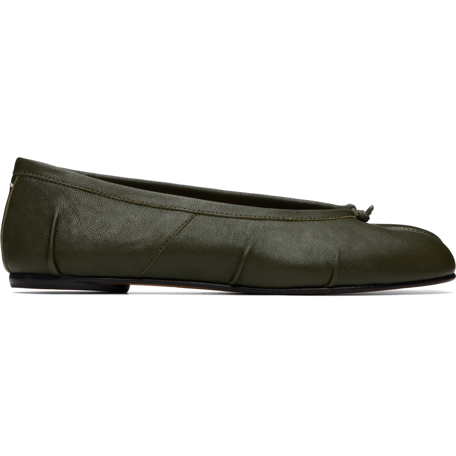 Maison Margiela Khaki Tabi Ballerina Flats