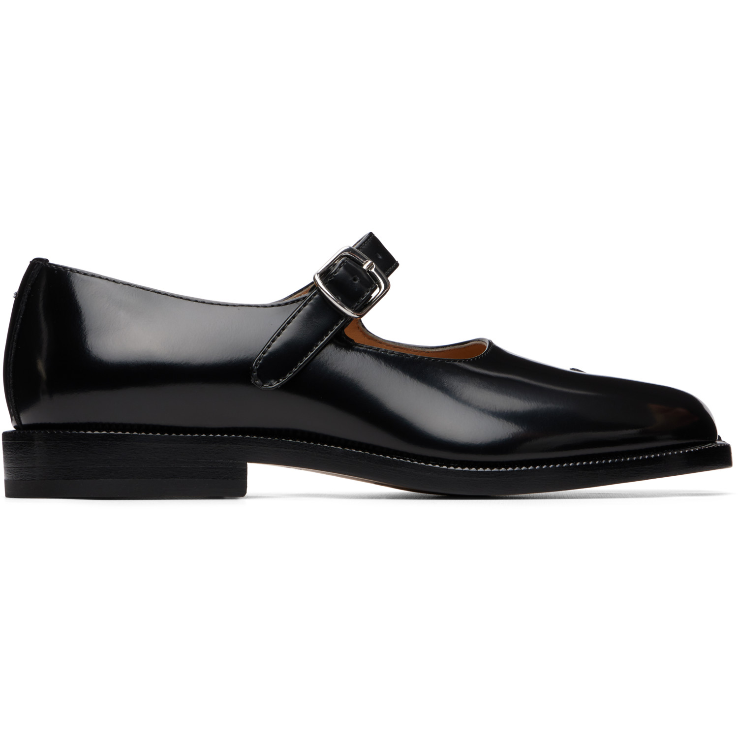Maison Margiela Black Tabi Mary-Jane Loafers