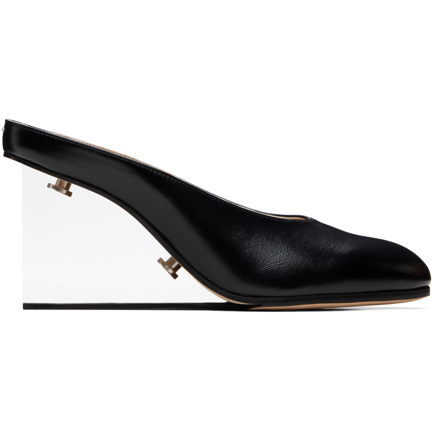 Maison Margiela Black Plexi Pump Mules