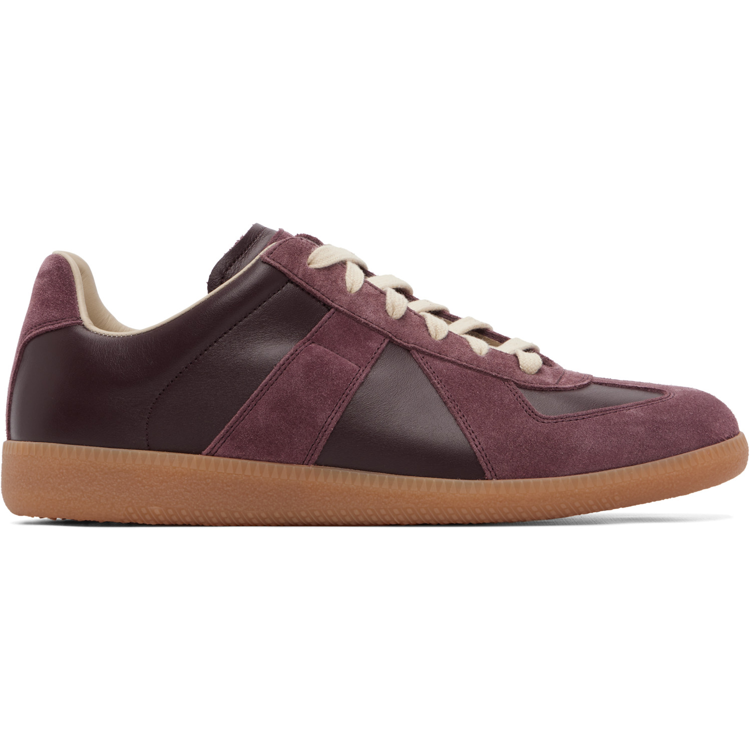 Maison Margiela Burgundy Replica Sneakers