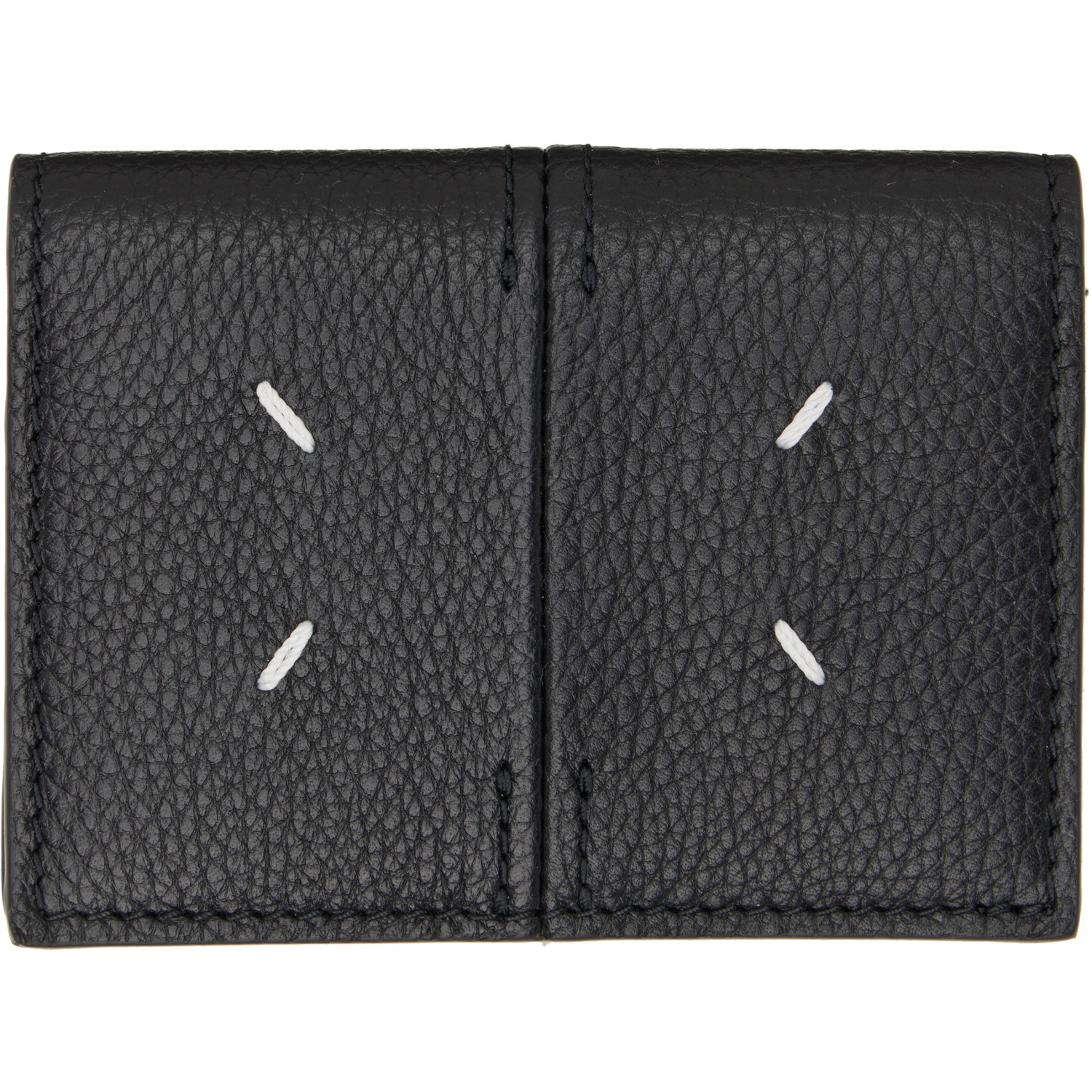 Maison Margiela Black Leather Card Holder